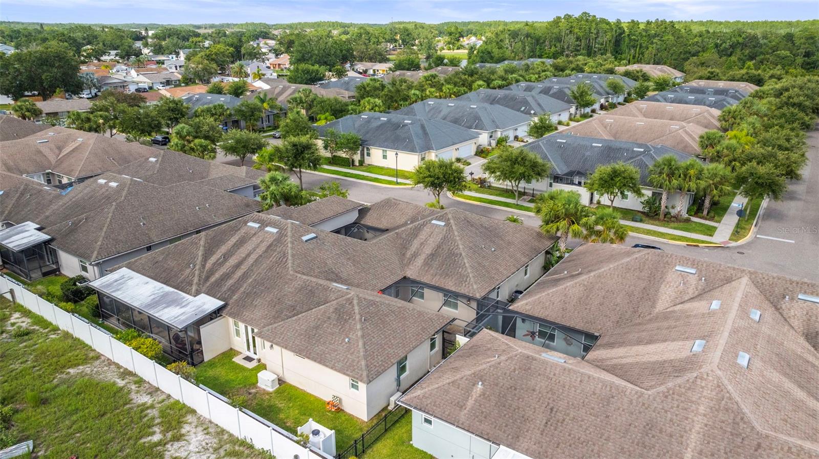 Rear of home-aerial view