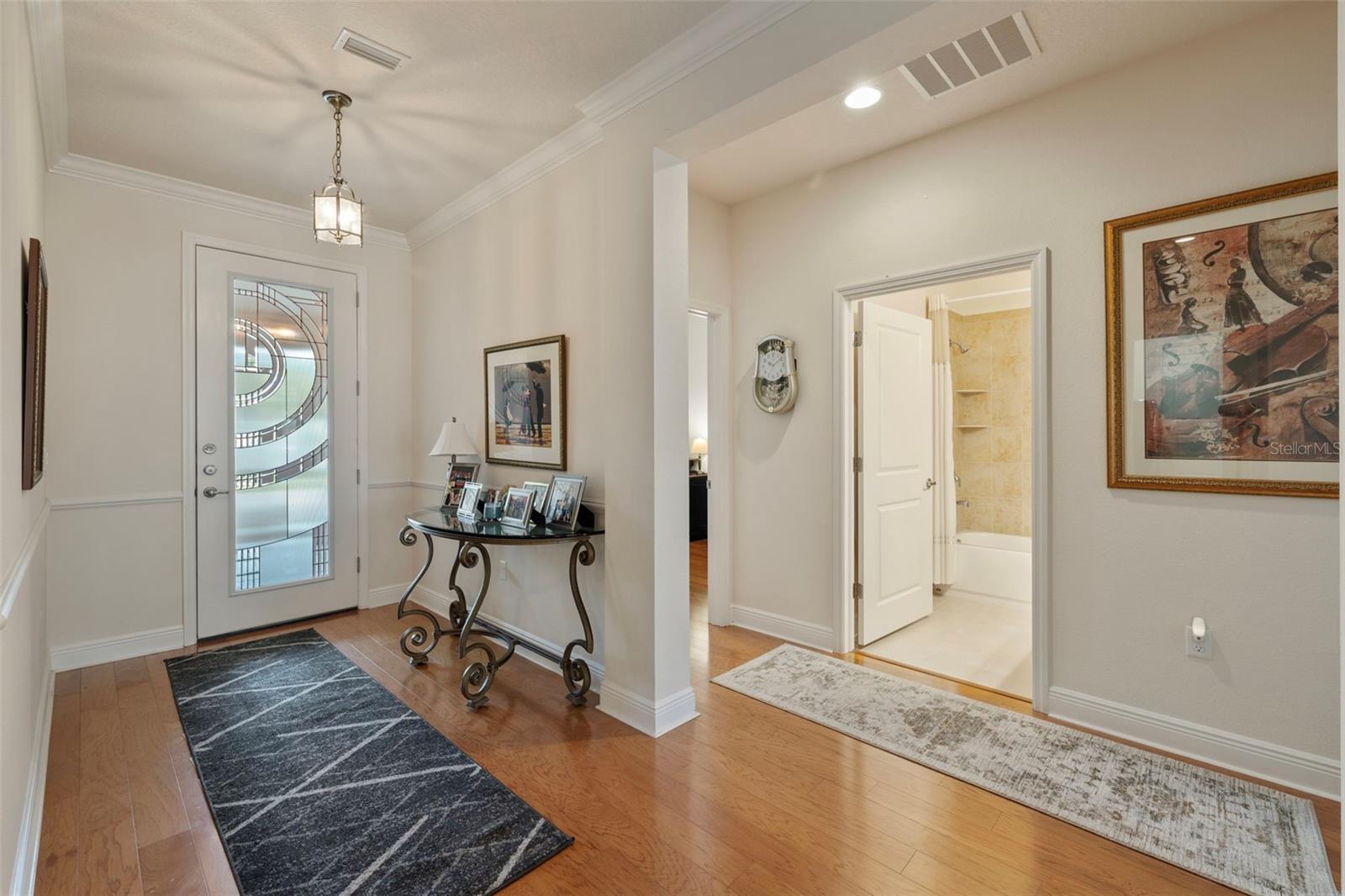 Foyer and hallway