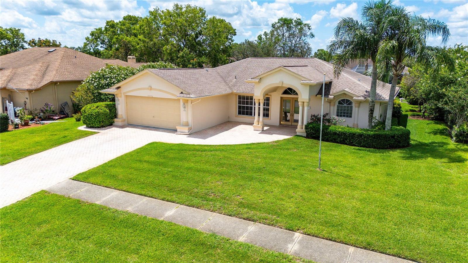 Large Front Yard and Driveway