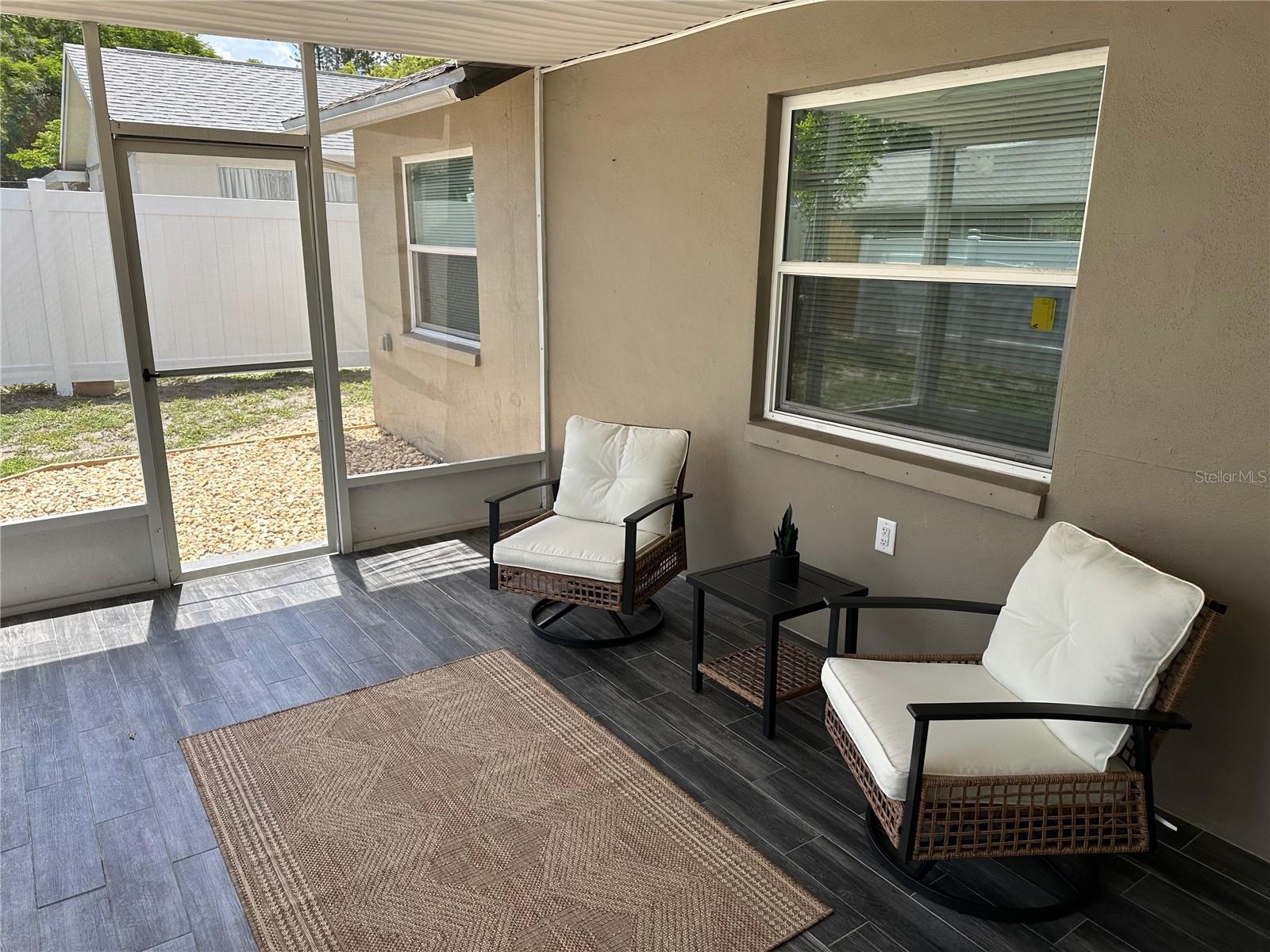 Screened in Patio