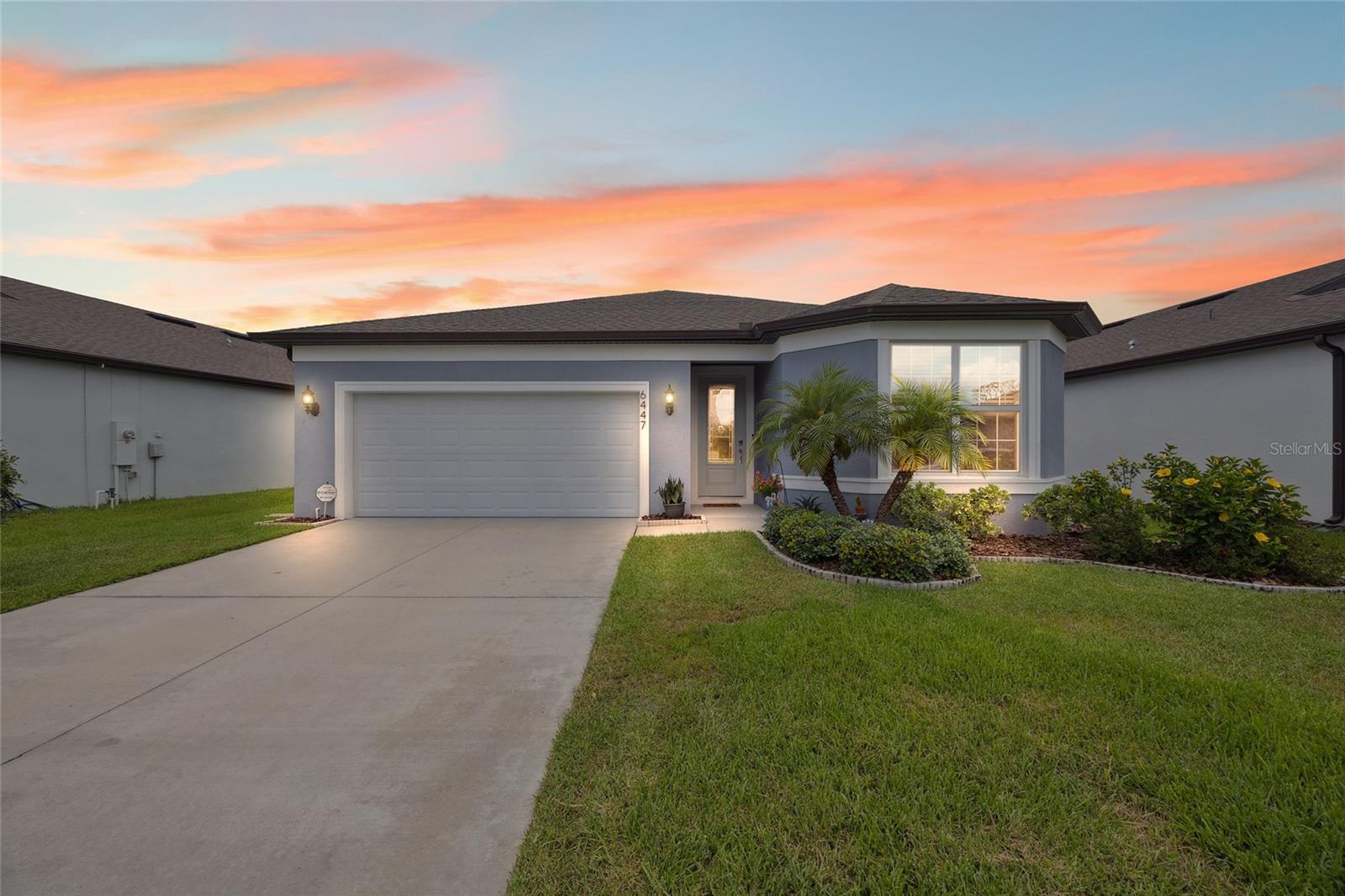 Twilight Photo of front of home