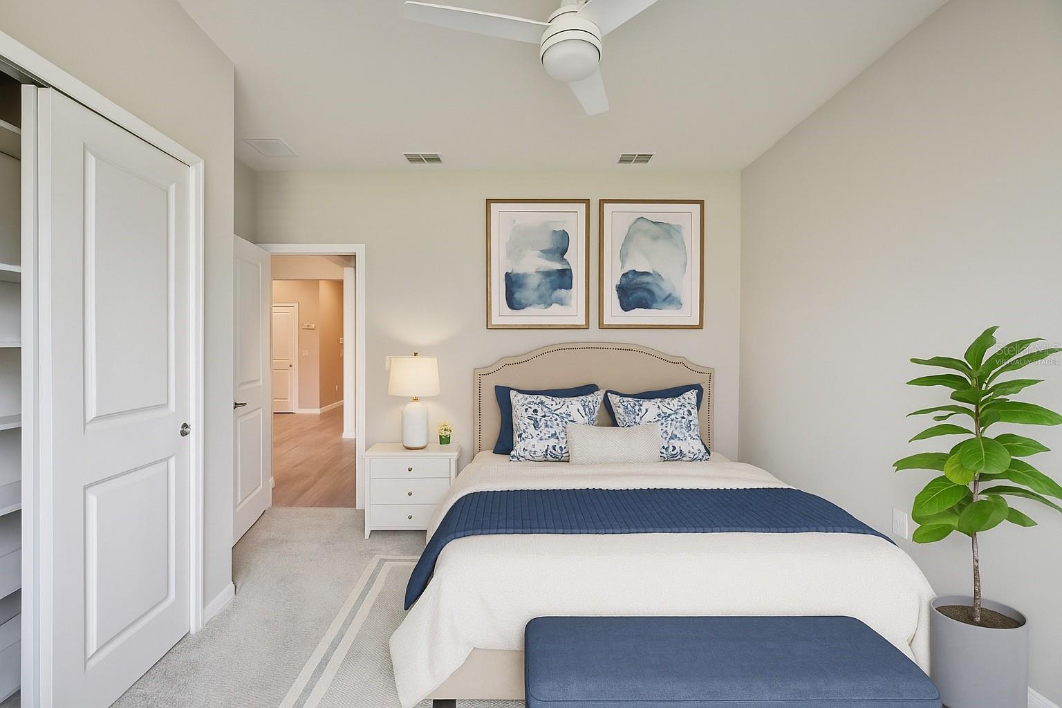 Virtually Staged Bedroom 2