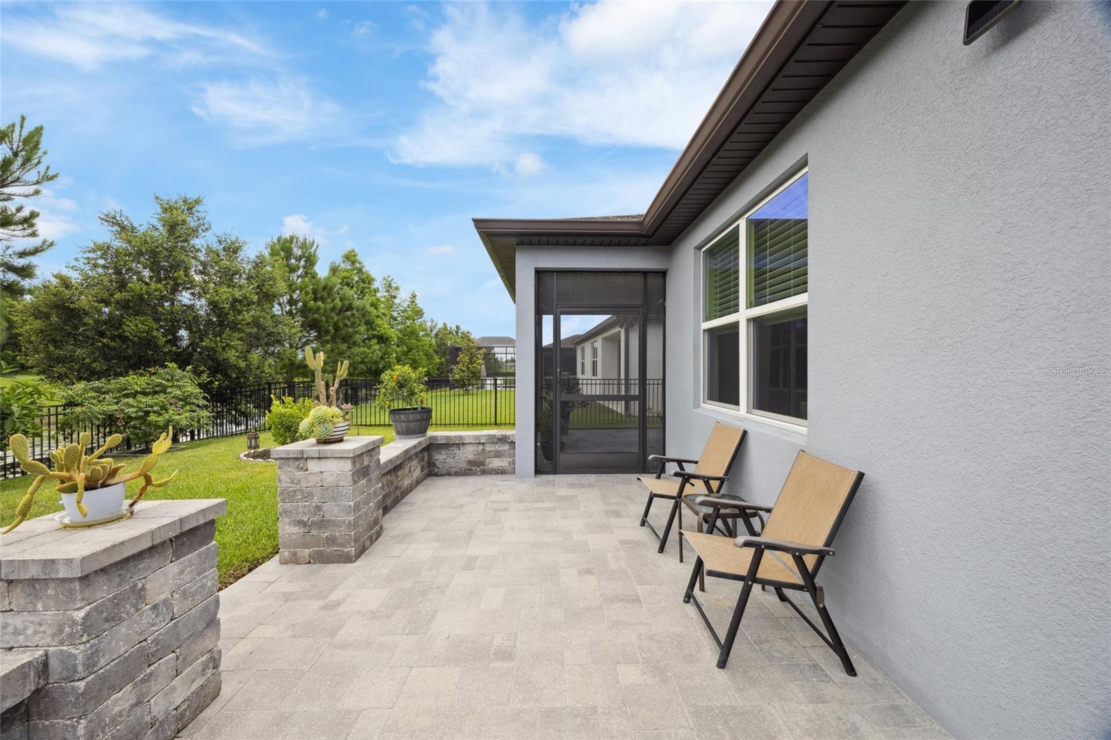 extended brick patio