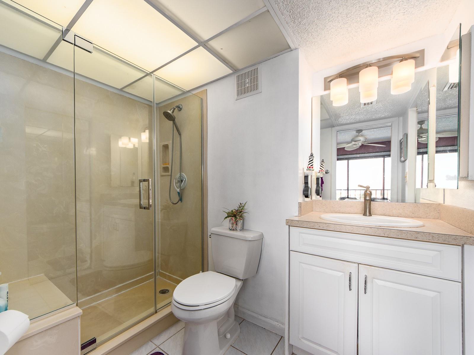 Ensuite bathroom with walk in closet