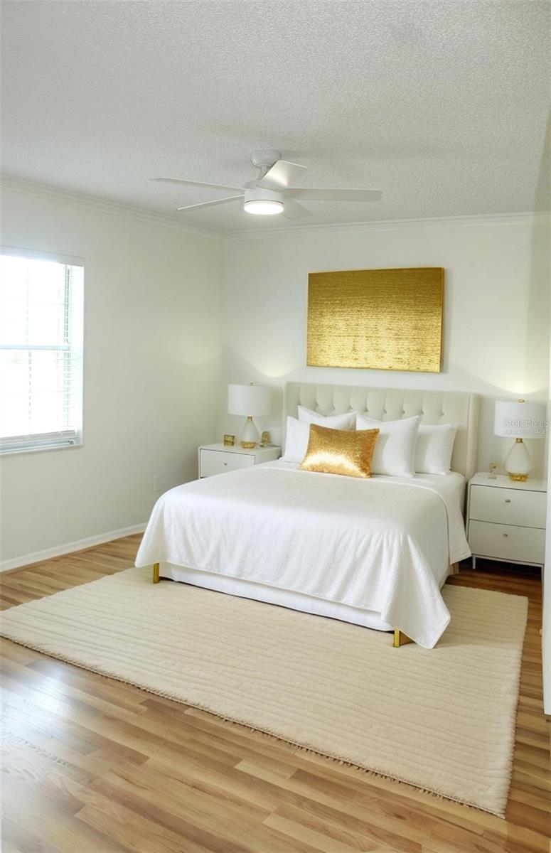 Owners suite virtually staged