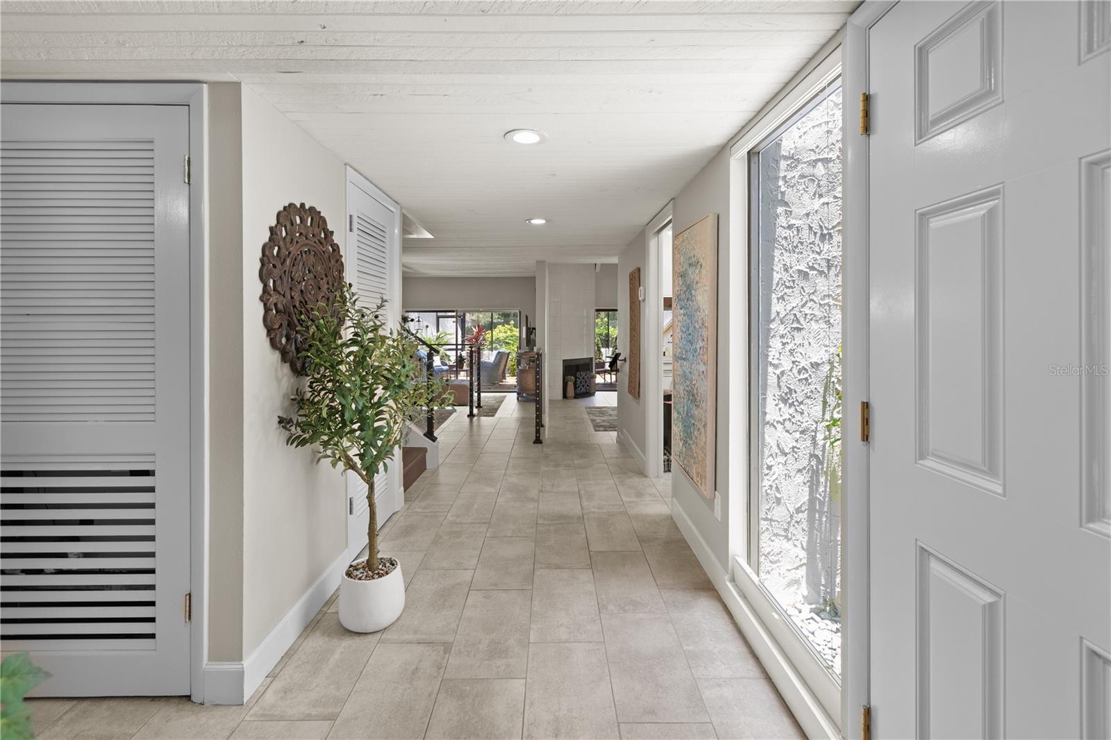 Entry hallway