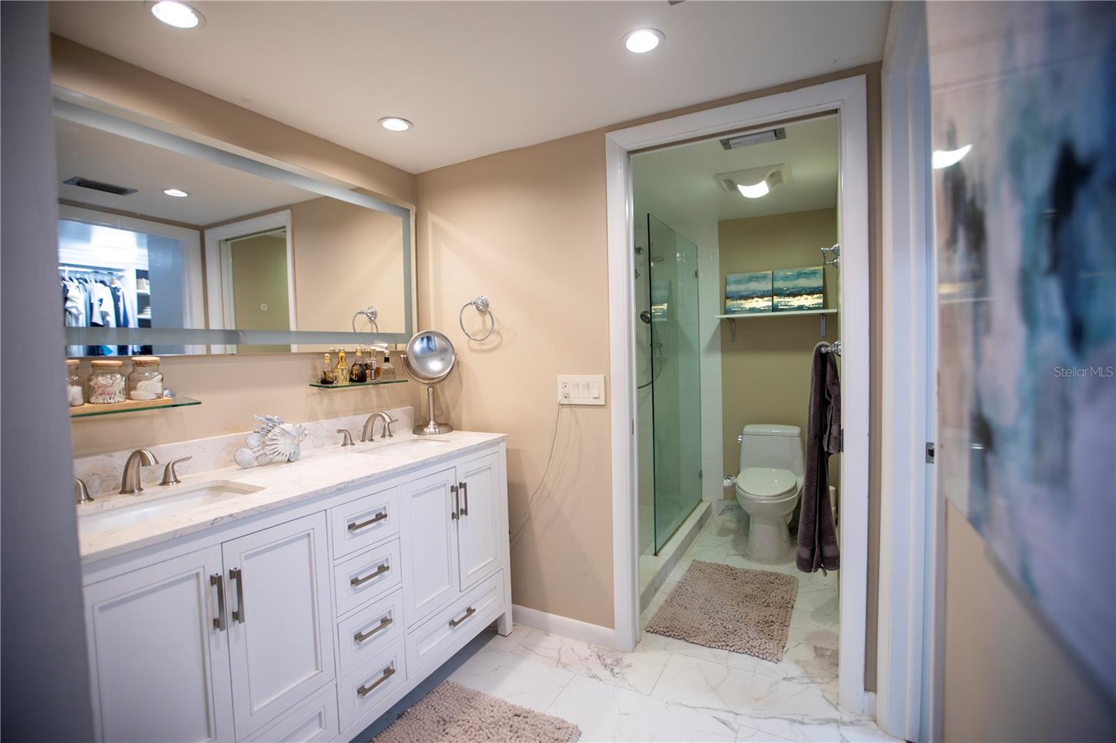 Master bath and shower