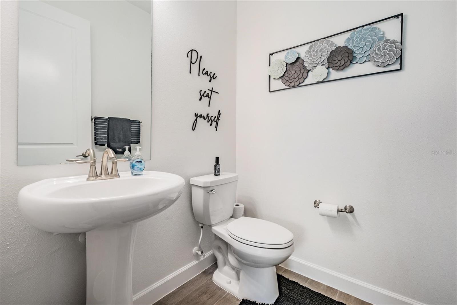Half bath for guests