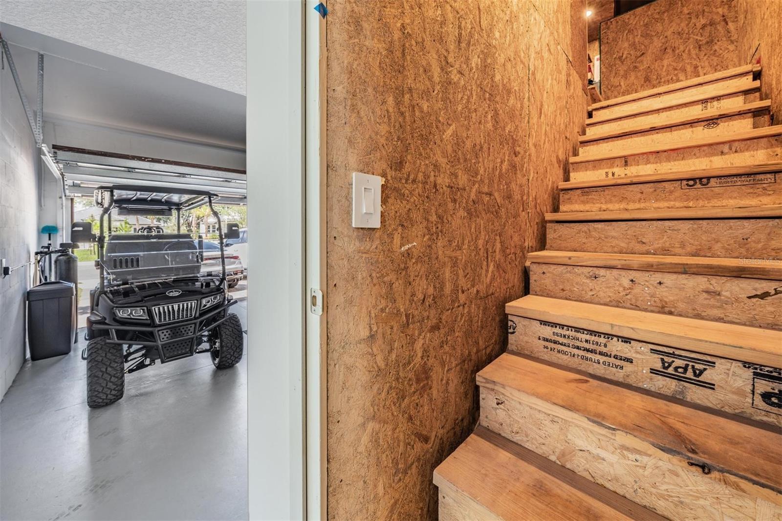 Walk up Attic Storage