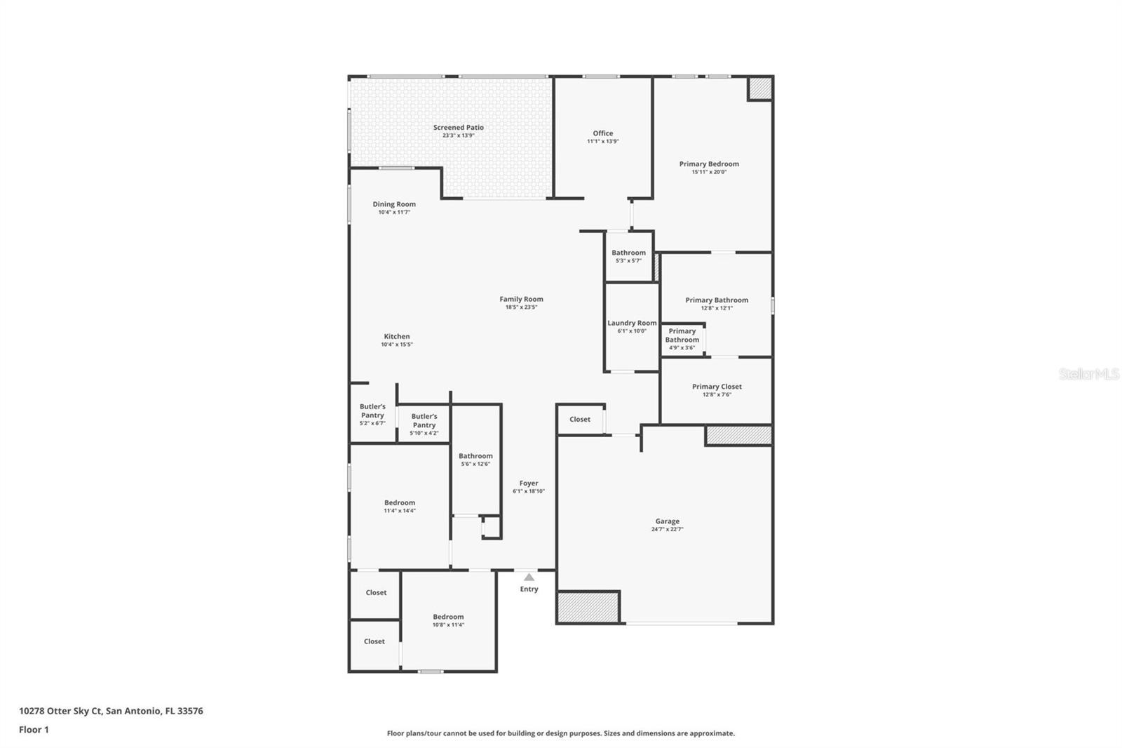 wonderful floor plan with tons of storage space