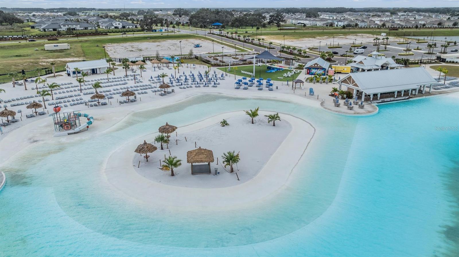 15 acre lagoon is included!