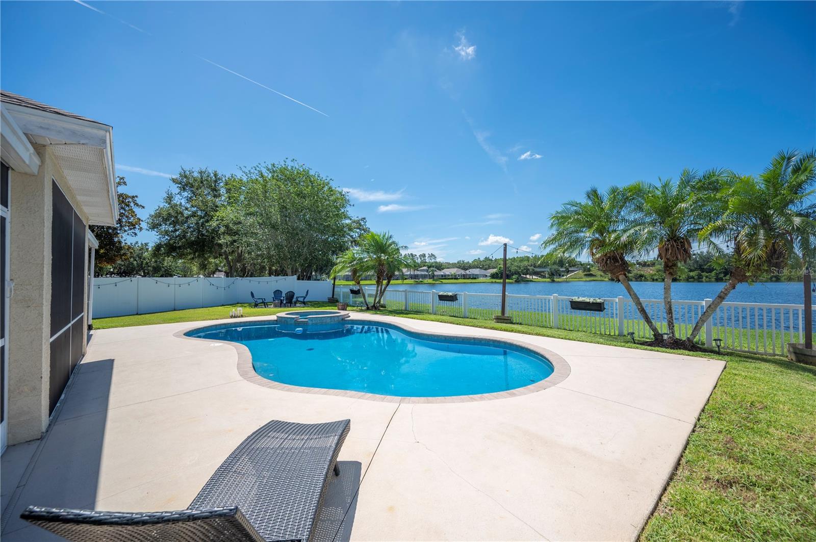 Saltwater pool and spa