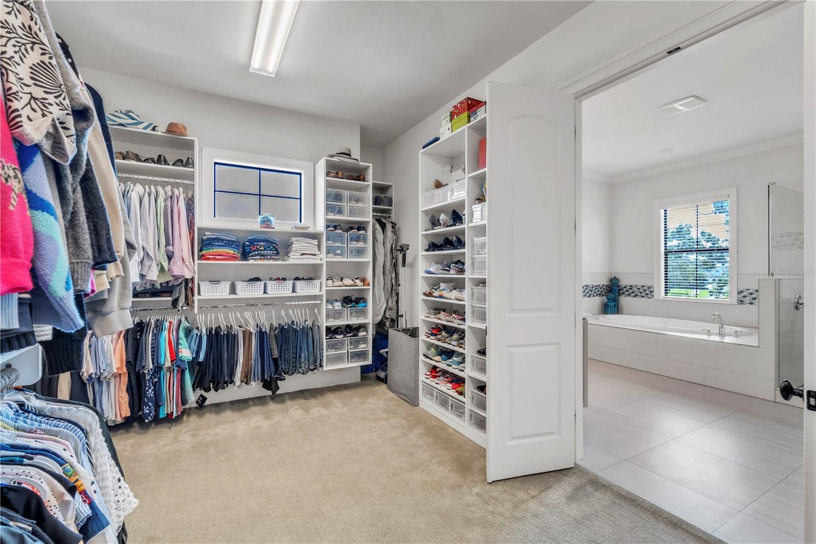 Enormous Primary Walk In Closet