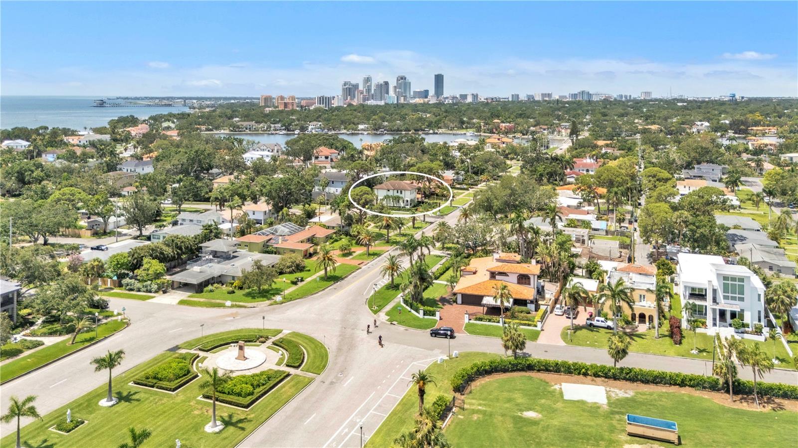 Premier location on Snell Isle - Just one sidewalk to the water and walking distance to downtown St. Pete