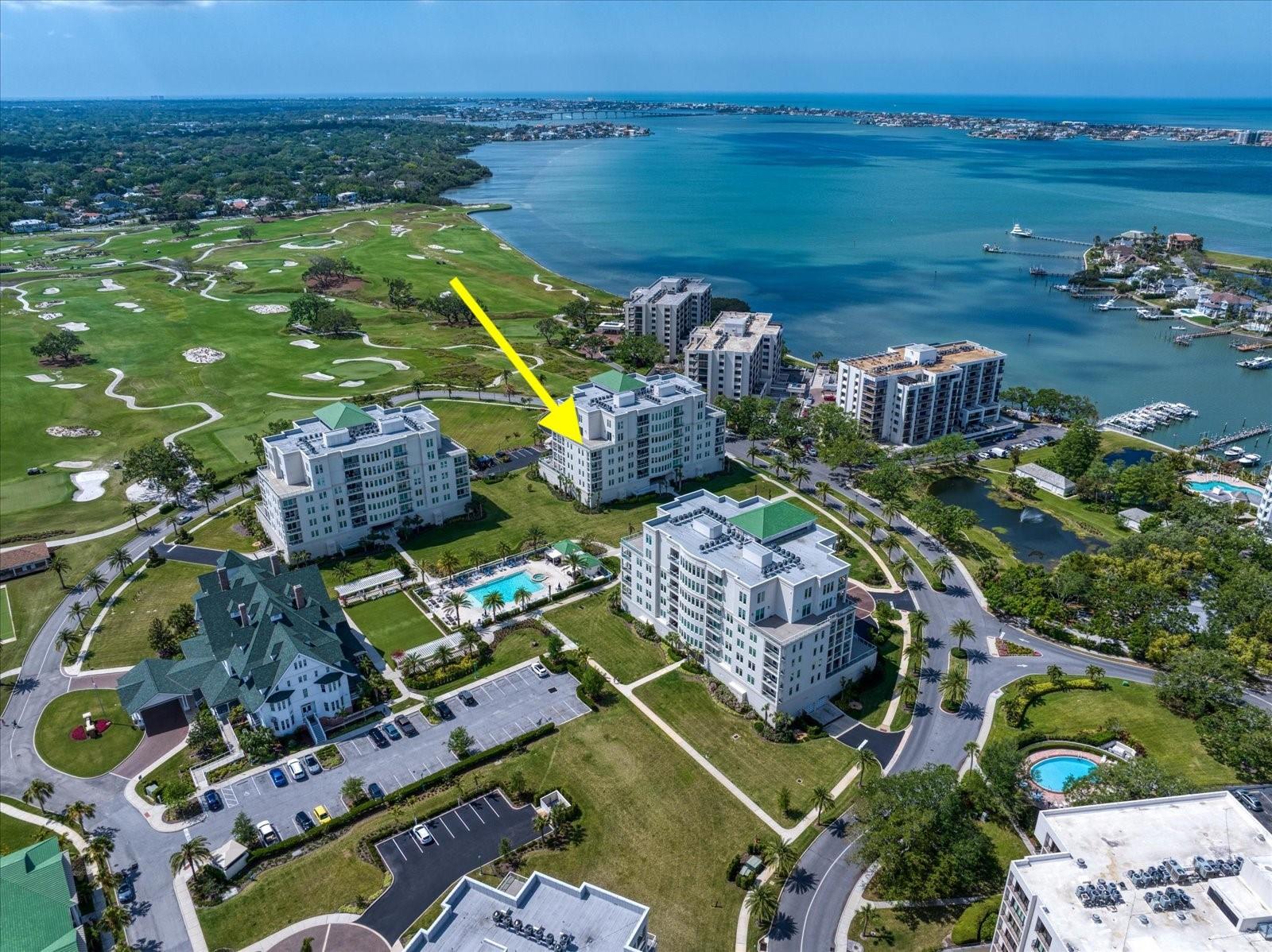 Belleview Place located inside the gates of the Belleair Country Club