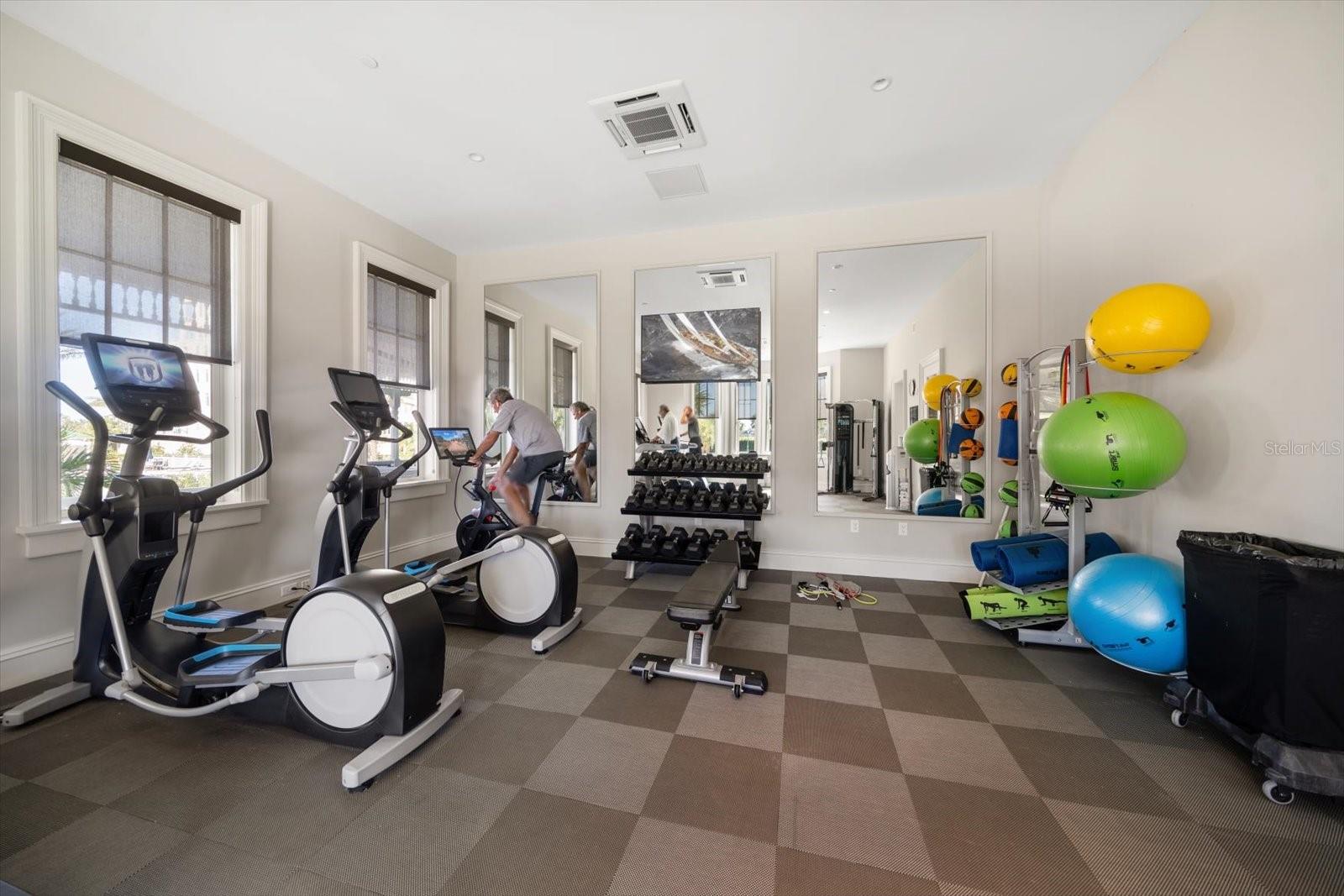 Fitness Center at the Belleview Inn which is an amenity of Belleview Place property owners
