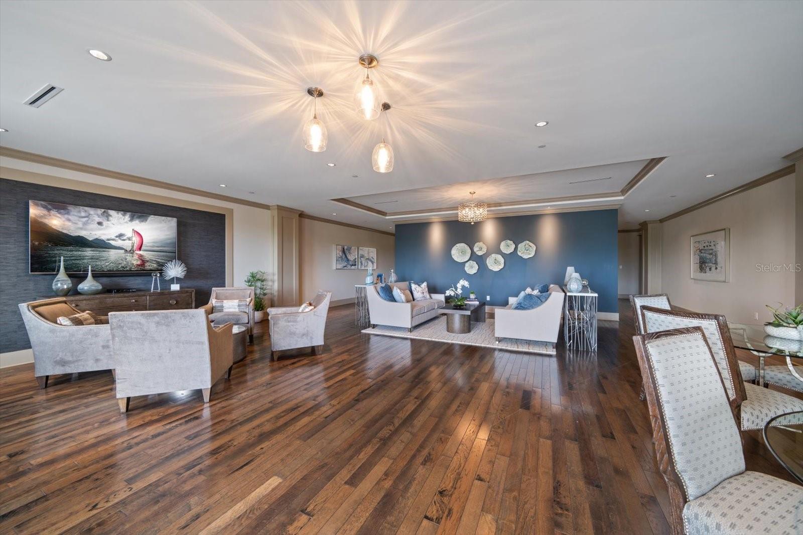 Lobby in the Belleview Place's Brightwater Building