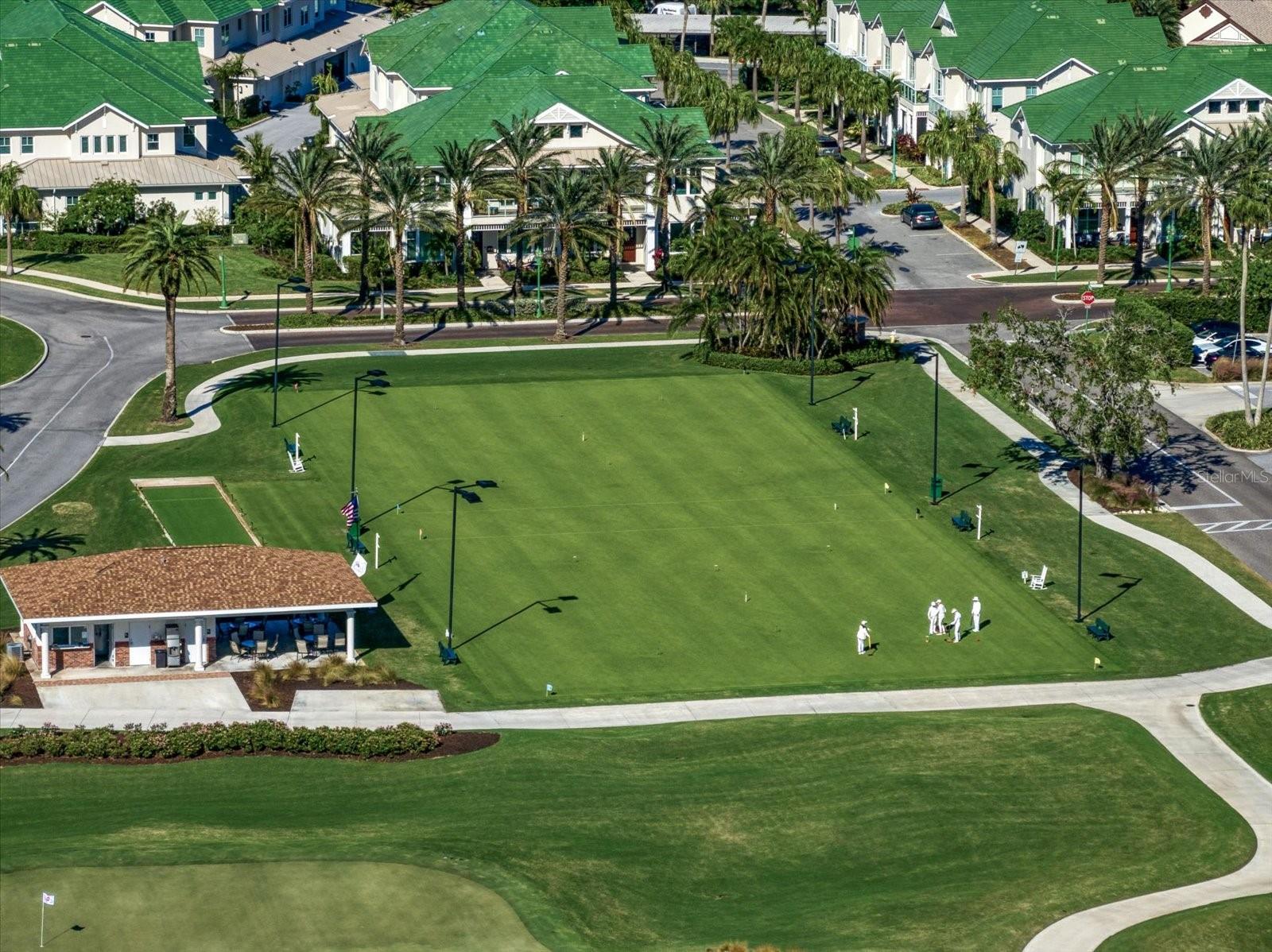 Croquet lawn at the Belleair Country Club