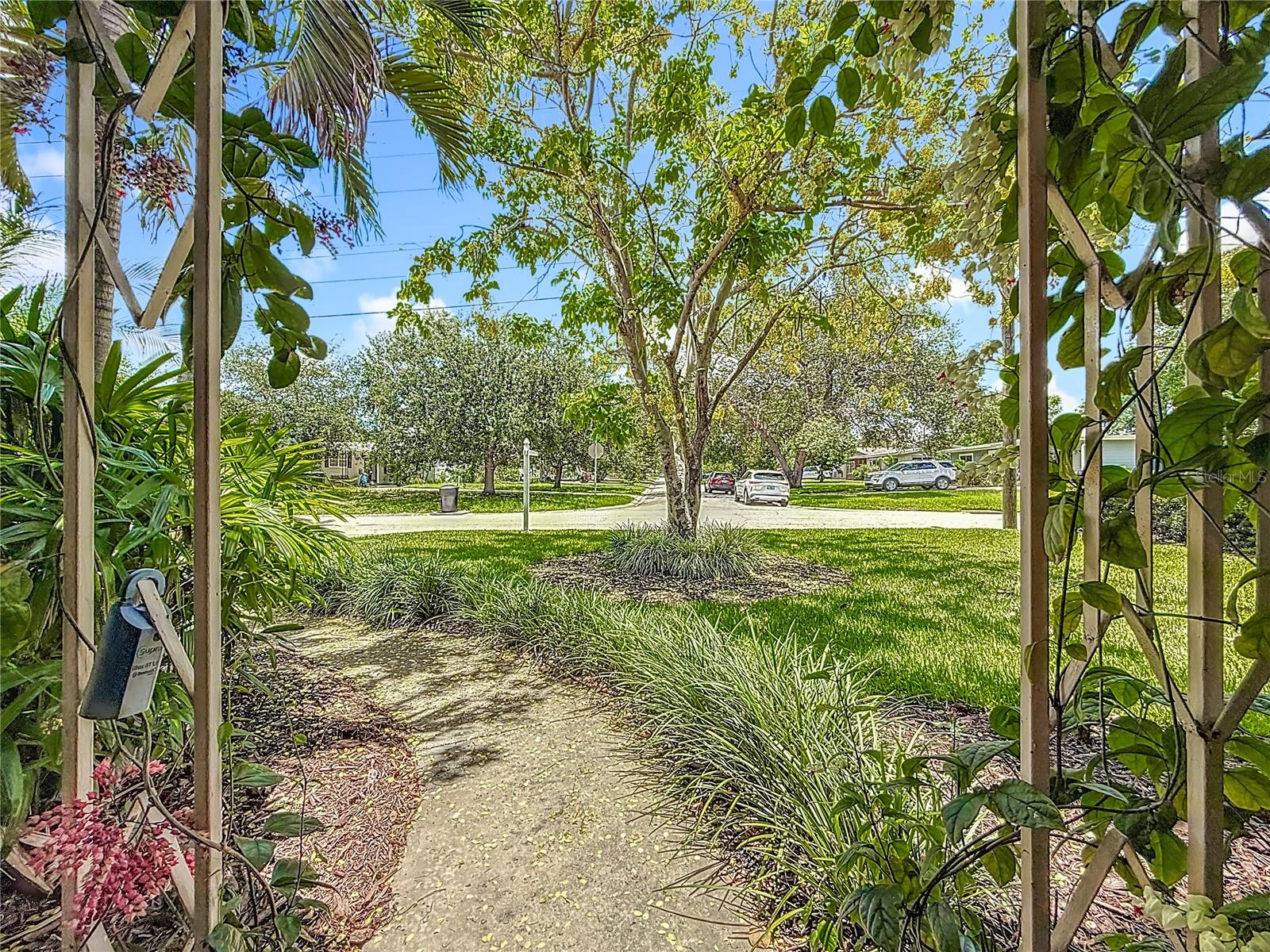 View from front door