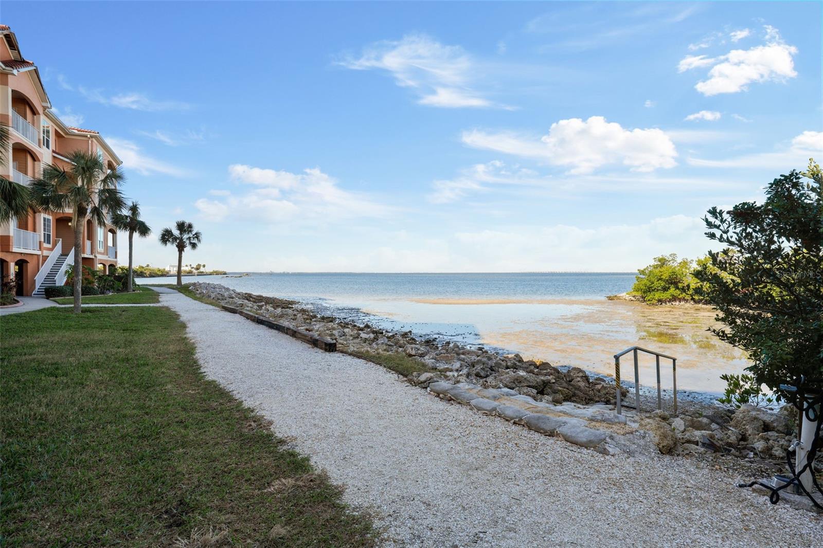 Enjoy walks along the bay