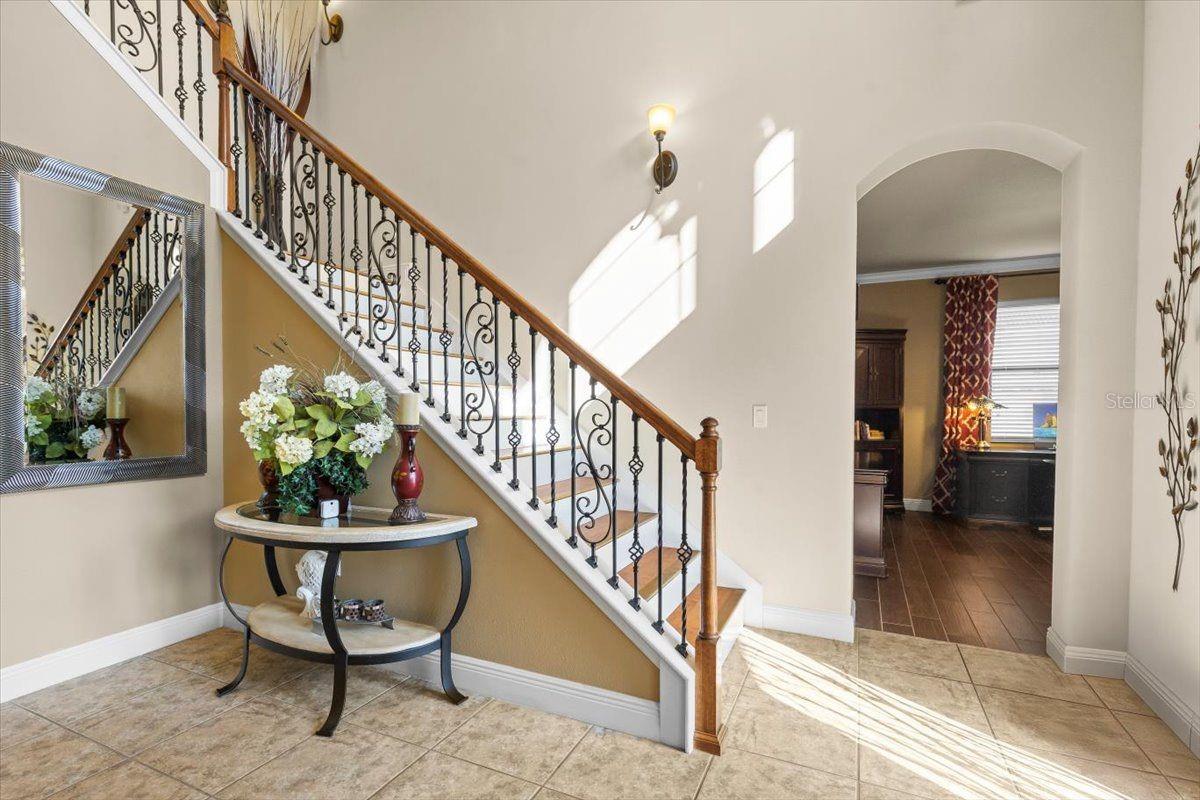 Hallway Leading To Office