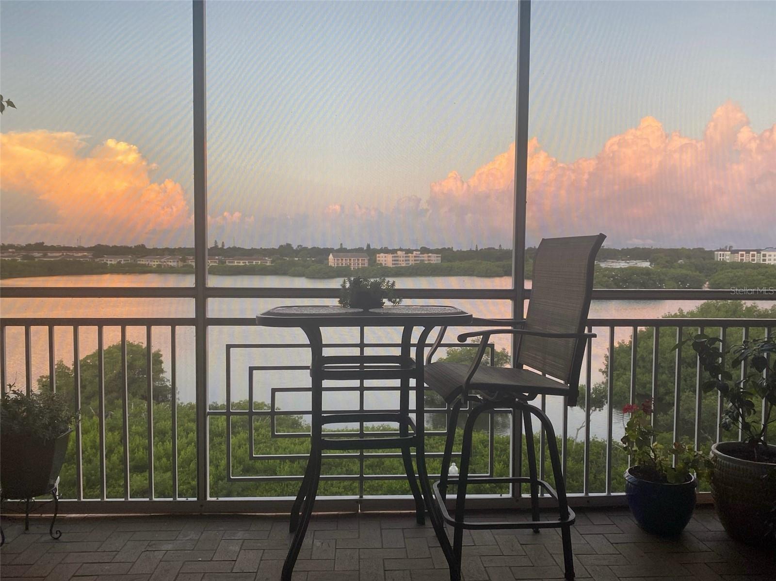 A peaceful morning on the water....sit and watch the dolphins and manatees during your morning cup of coffee.