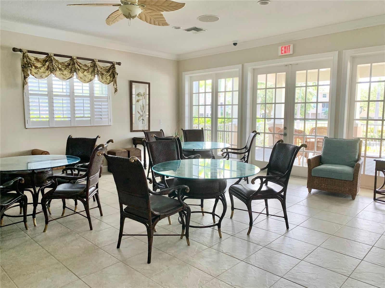 The Clubhouse is available for your own gatherings.