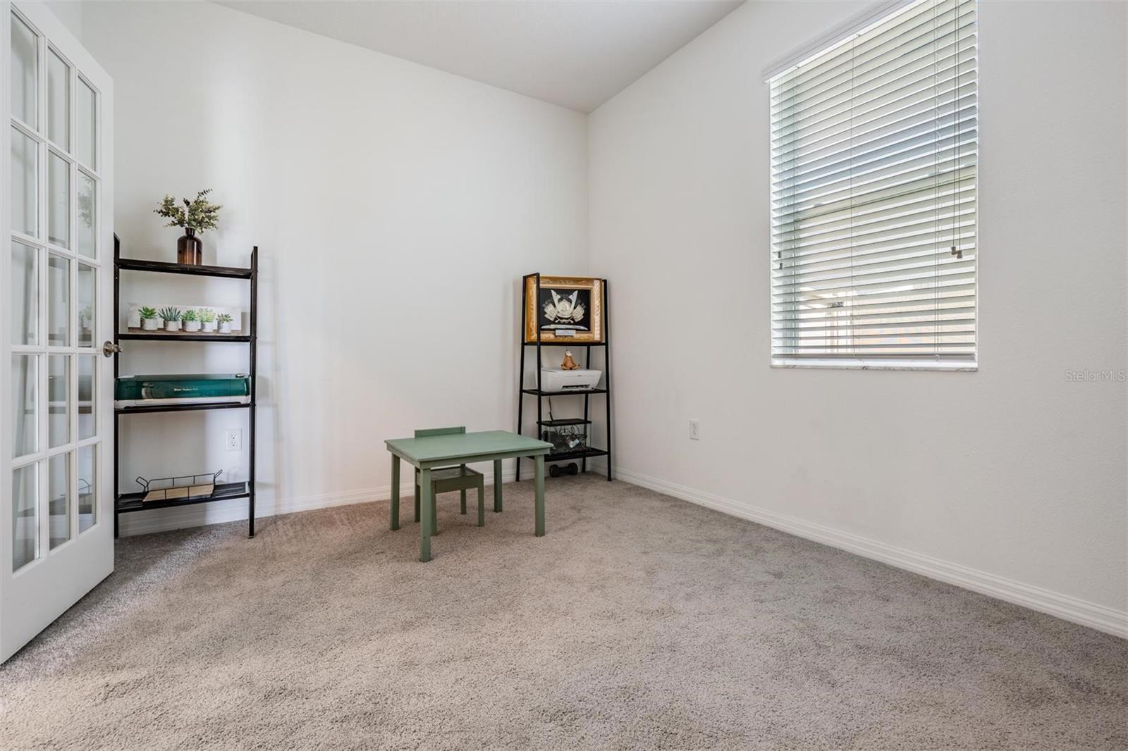 Office with French Doors