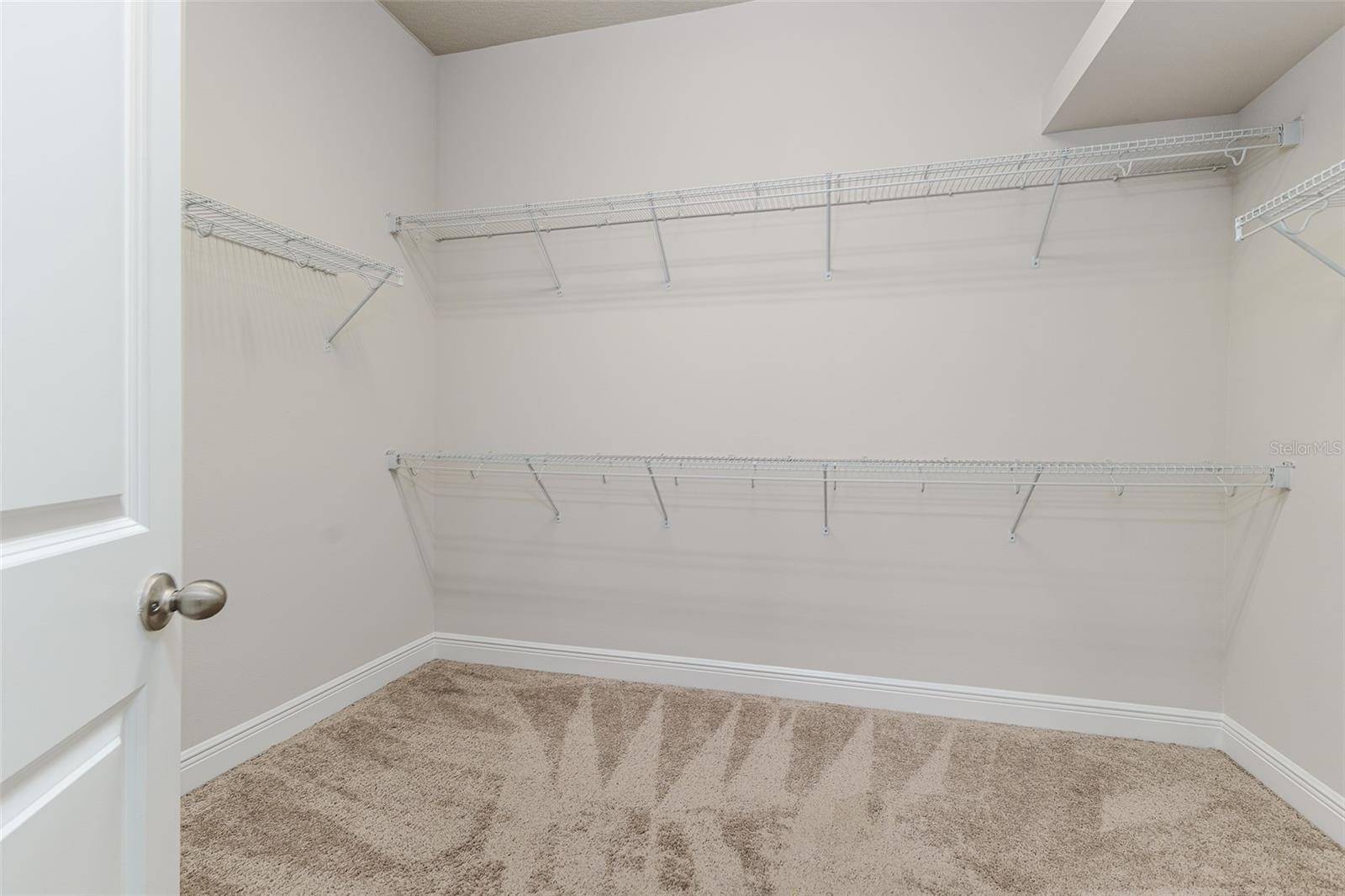 Primary closet