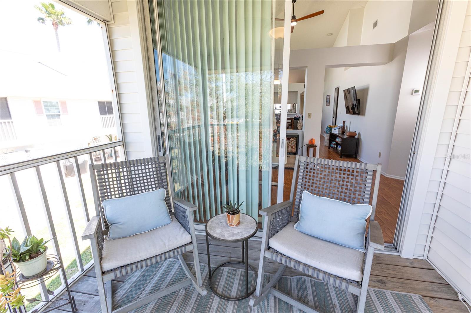 Screened in patio