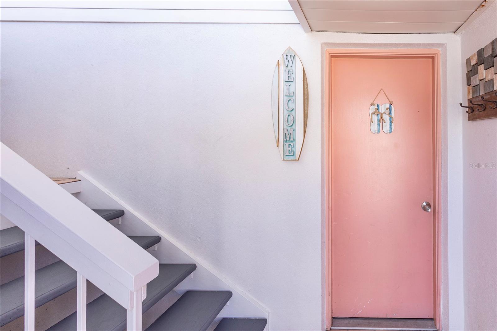 Door to garage