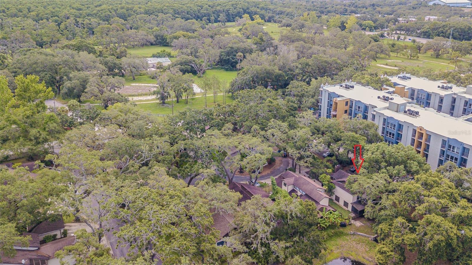 Golf Course aerial view