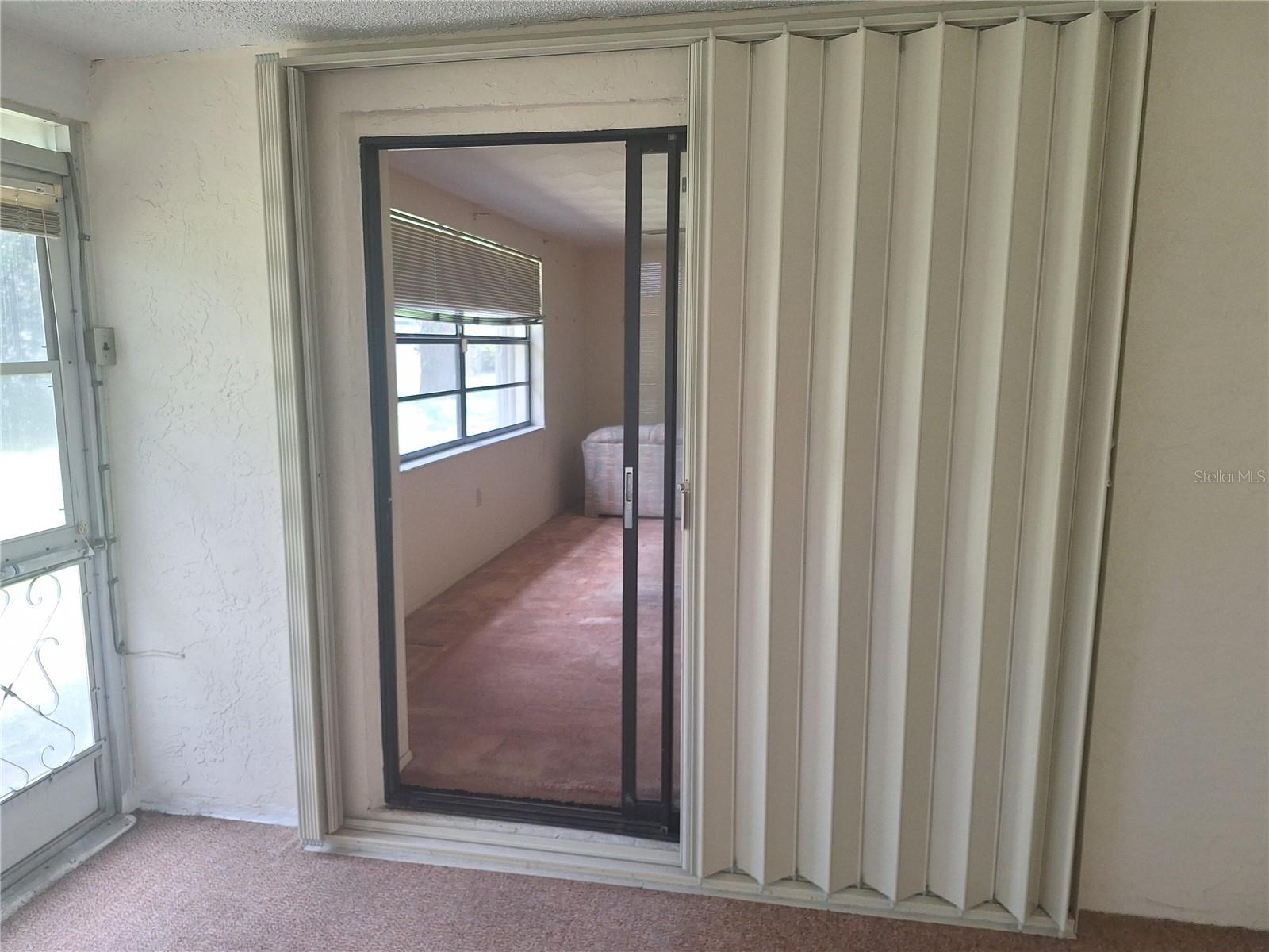 Even a Hurricane  Shutter Curtain for the Lanai