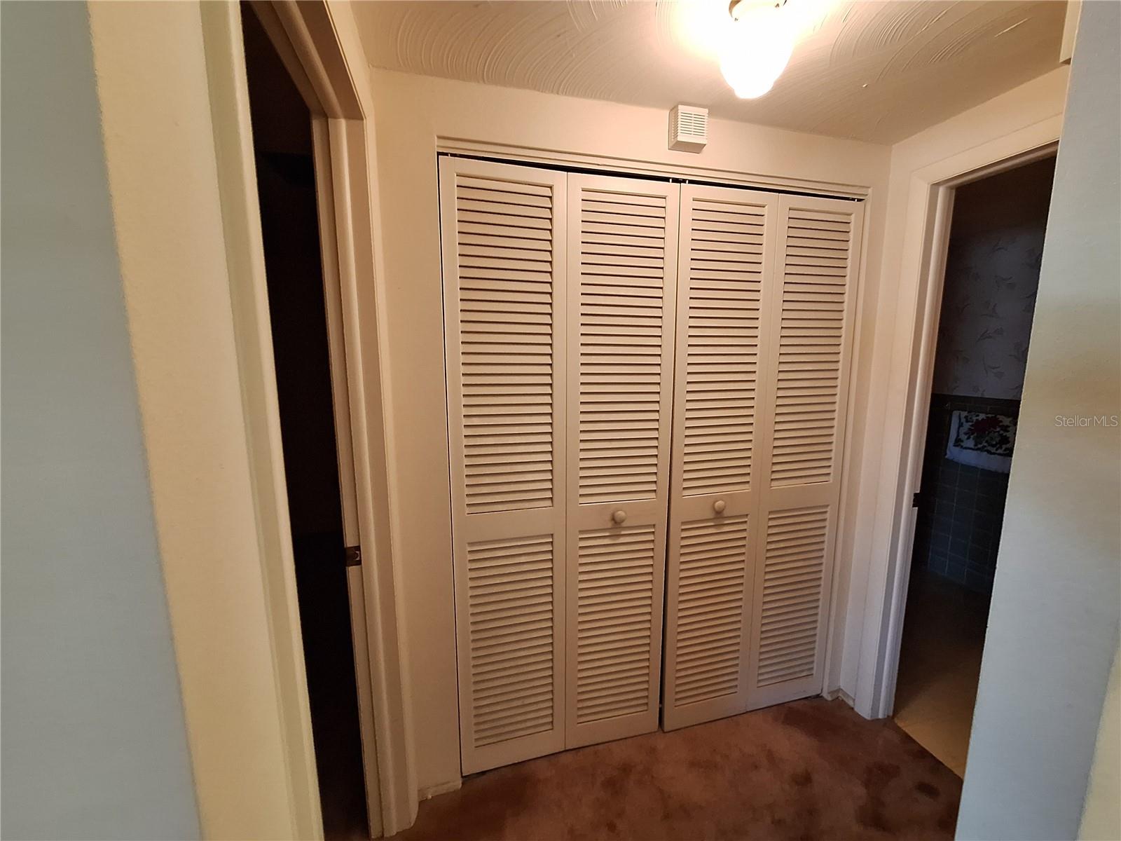 Tons of storage for Linens!