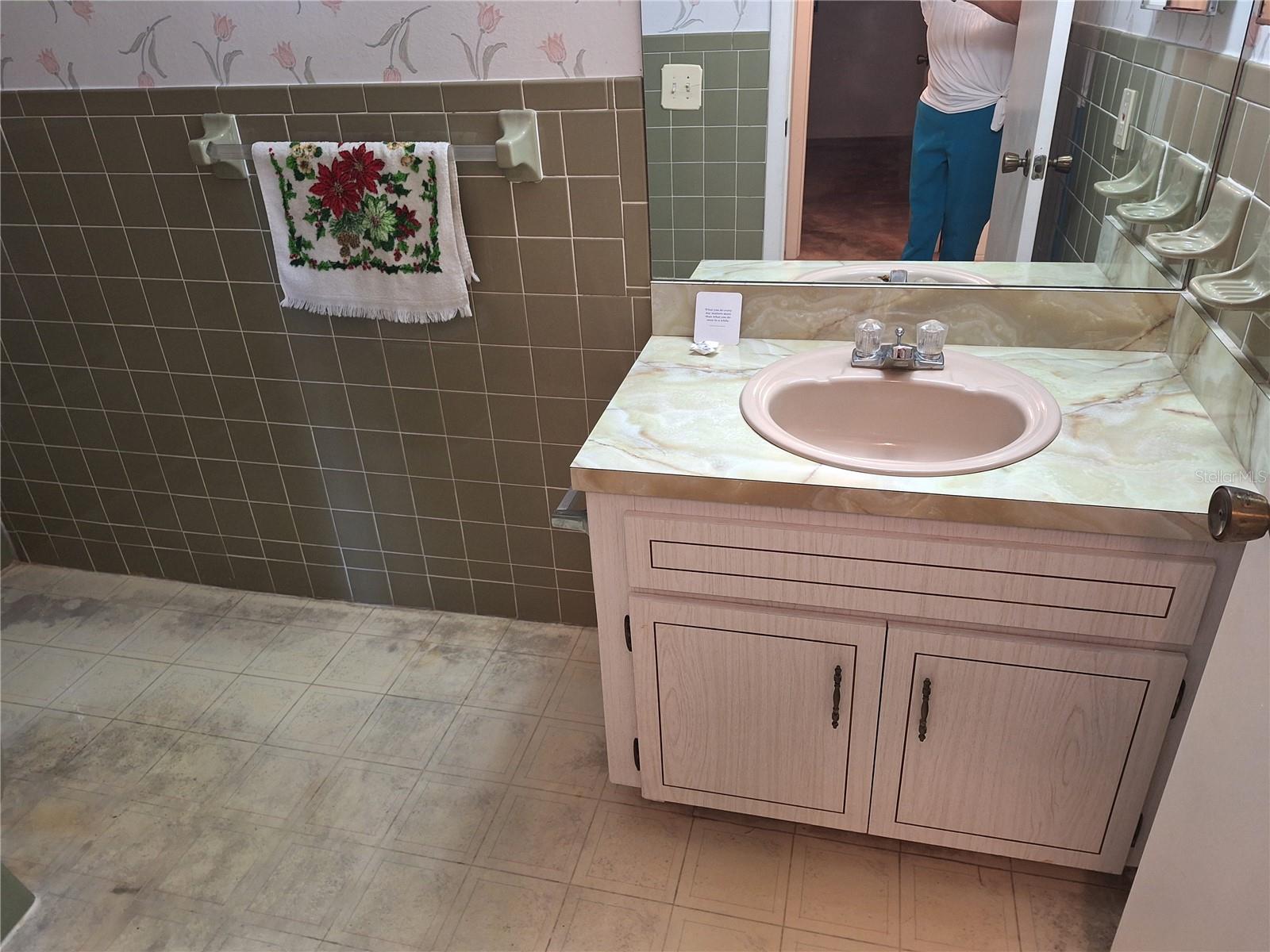 Hall Bath done in Retro