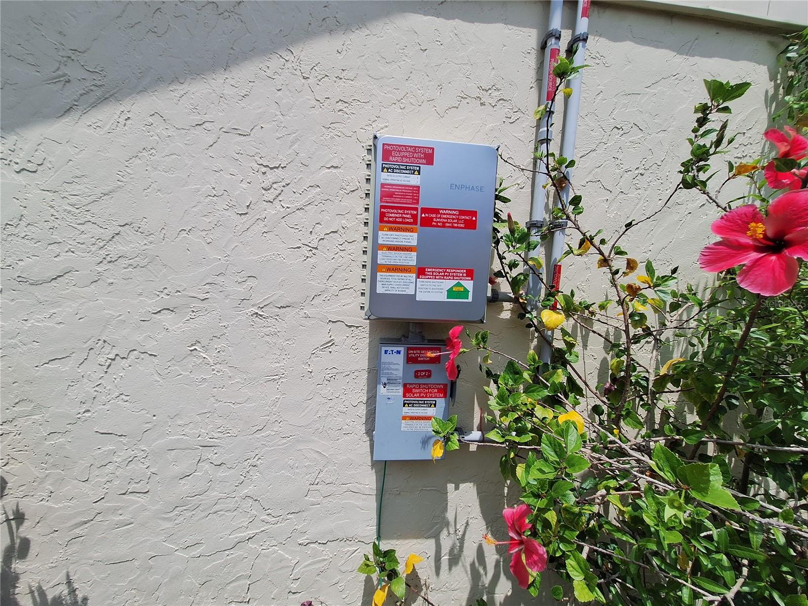 Solar Panel Shut Off Box