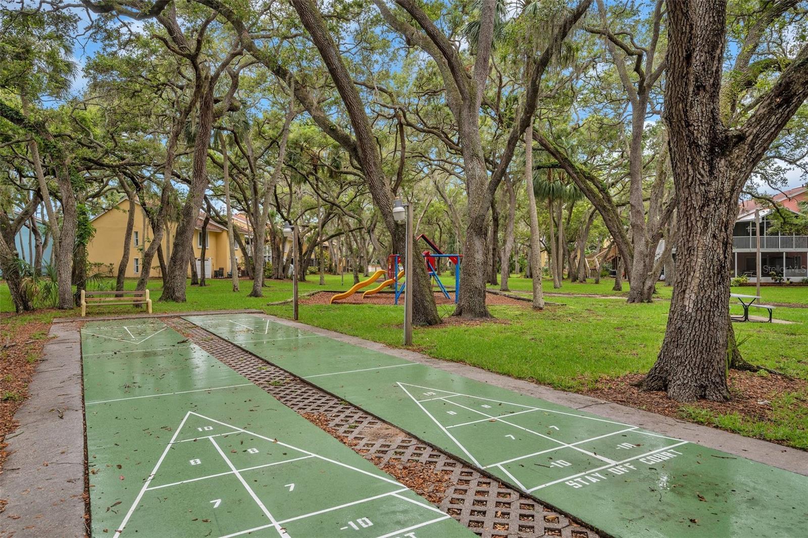 shuffleboard and horse shoes