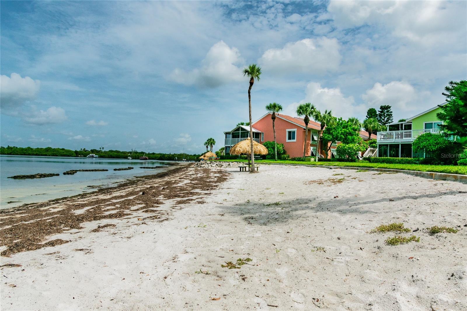 Private beach