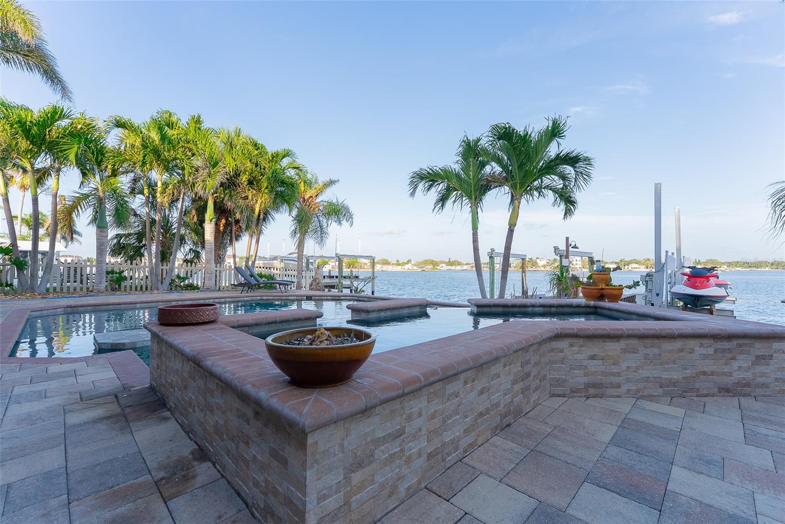 Pool & Spa with Wide Open Views487 Harbor Dr S, Indian Rocks Beach, FL