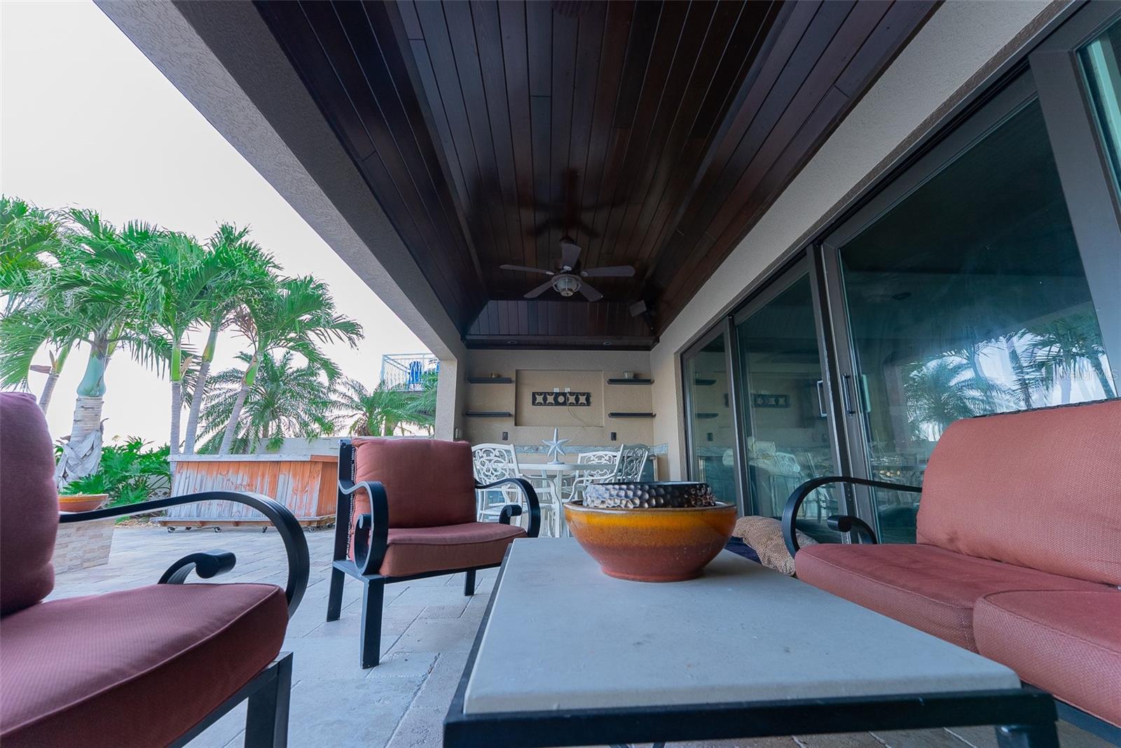 Covered Lanai with Outdoor Kitchen Area487 Harbor Dr S, Indian Rocks Beach, FL