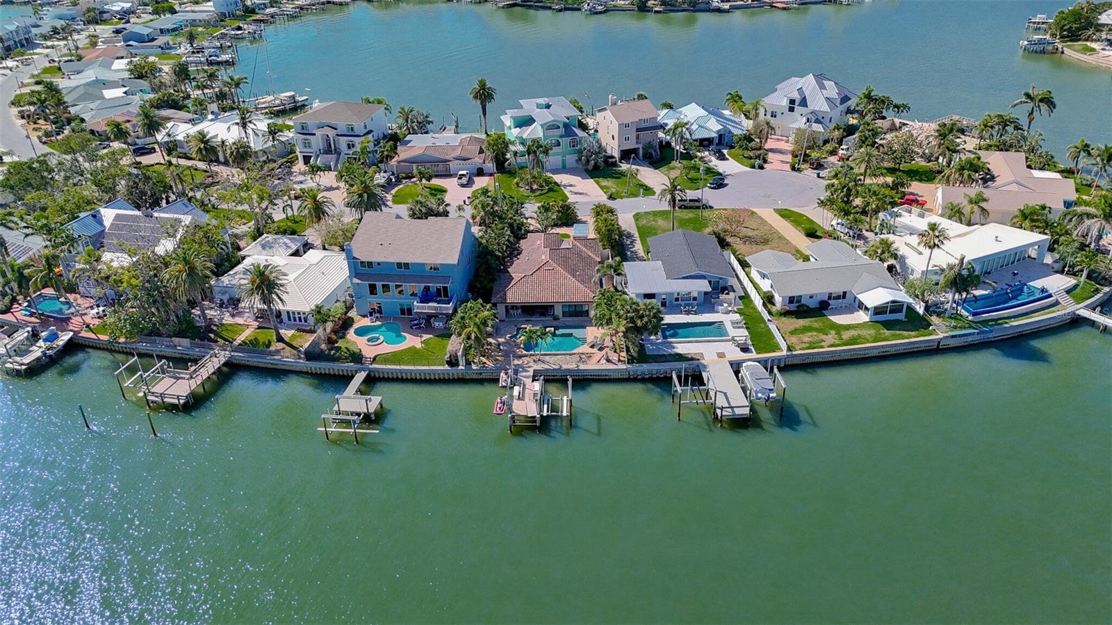 Aerial View487 Harbor Dr S, Indian Rocks Beach, FL