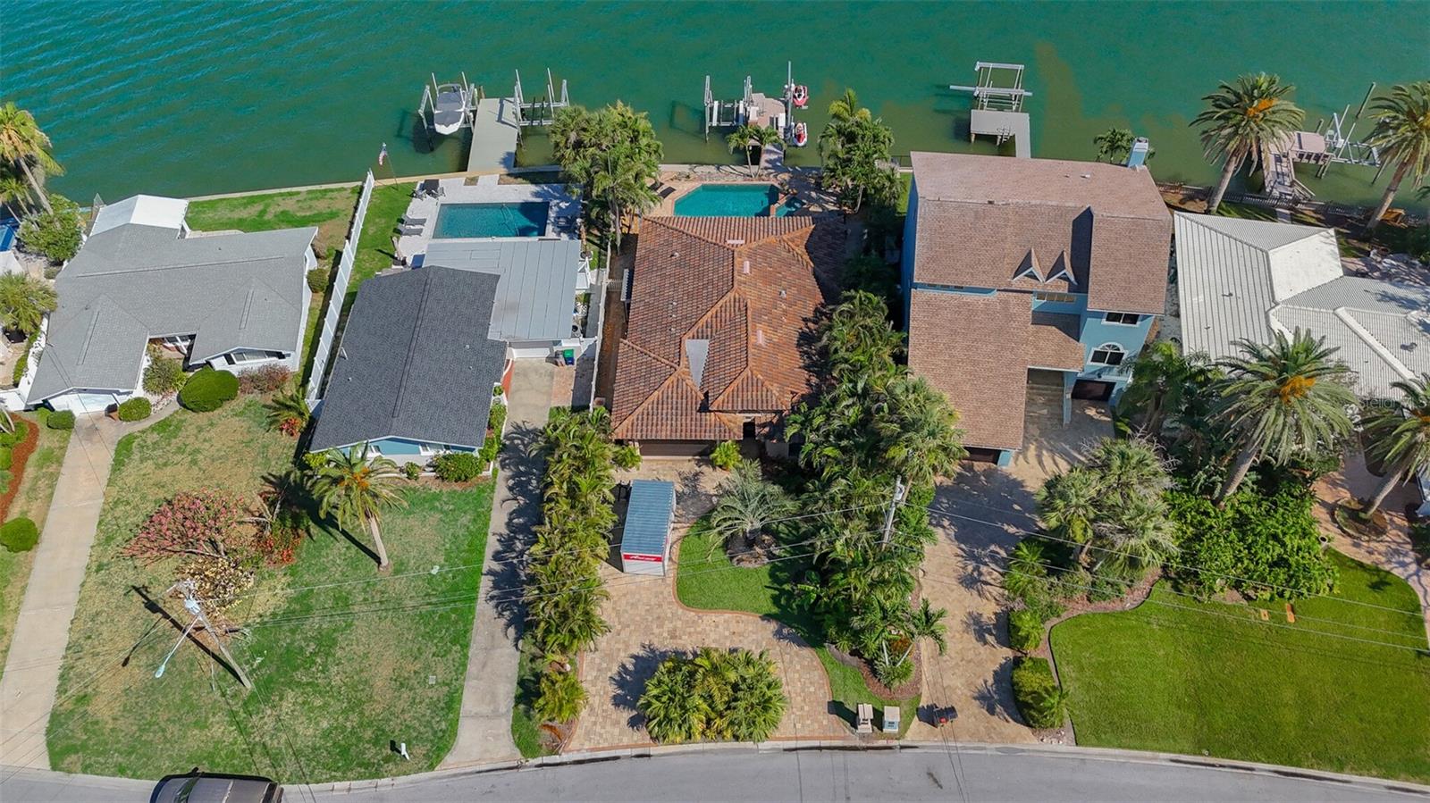 Aerial View487 Harbor Dr S, Indian Rocks Beach, FL