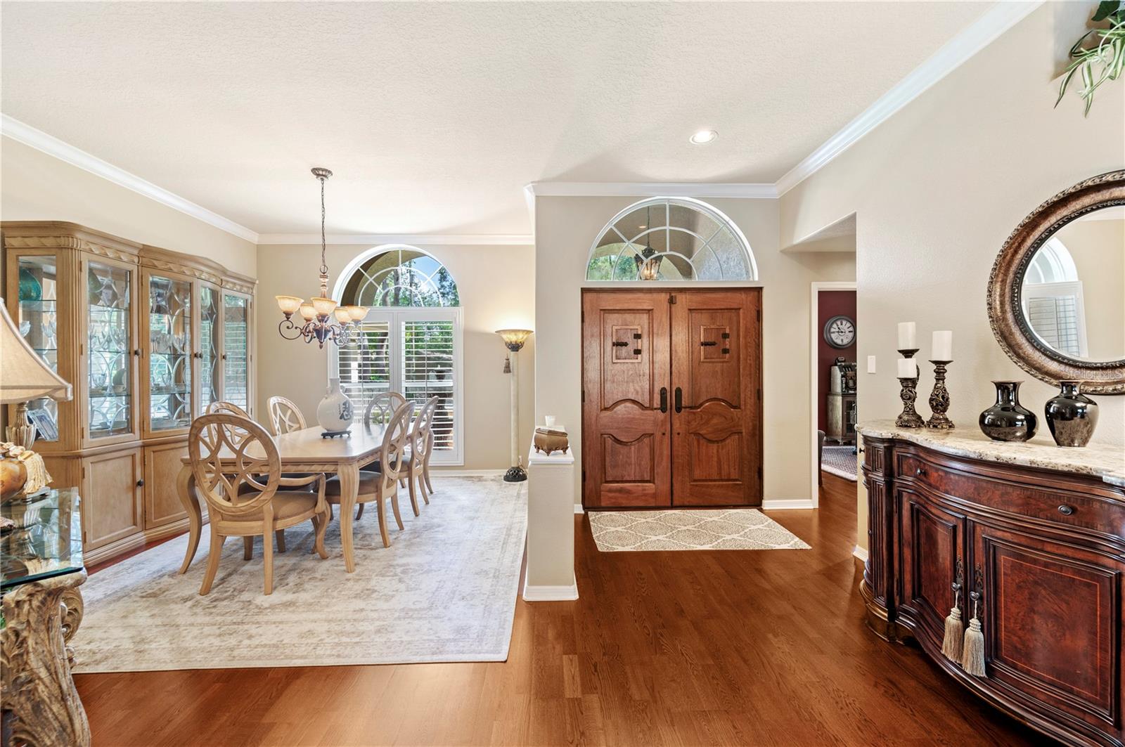 Grand Entryway with Double Doors