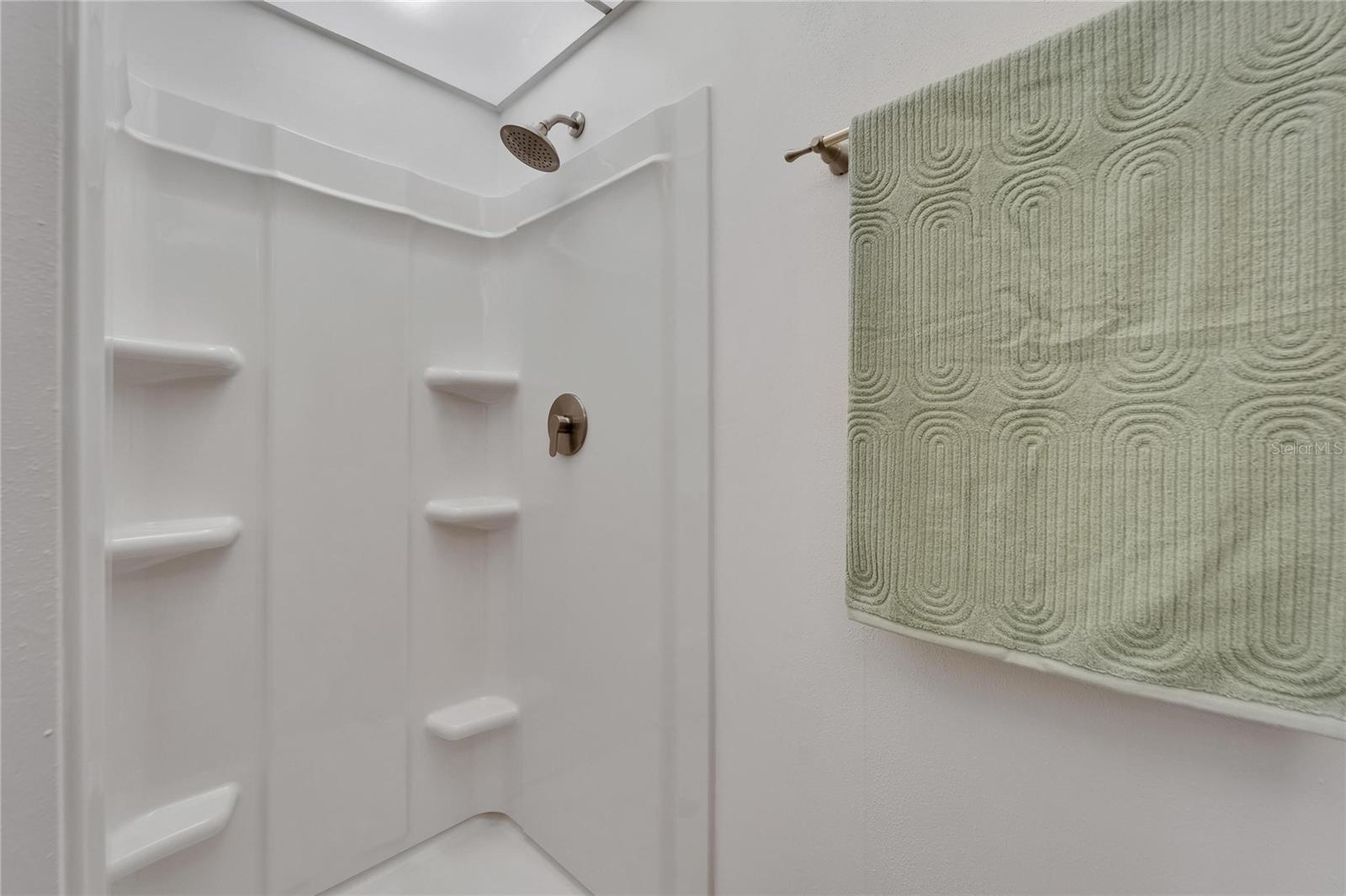 New shower