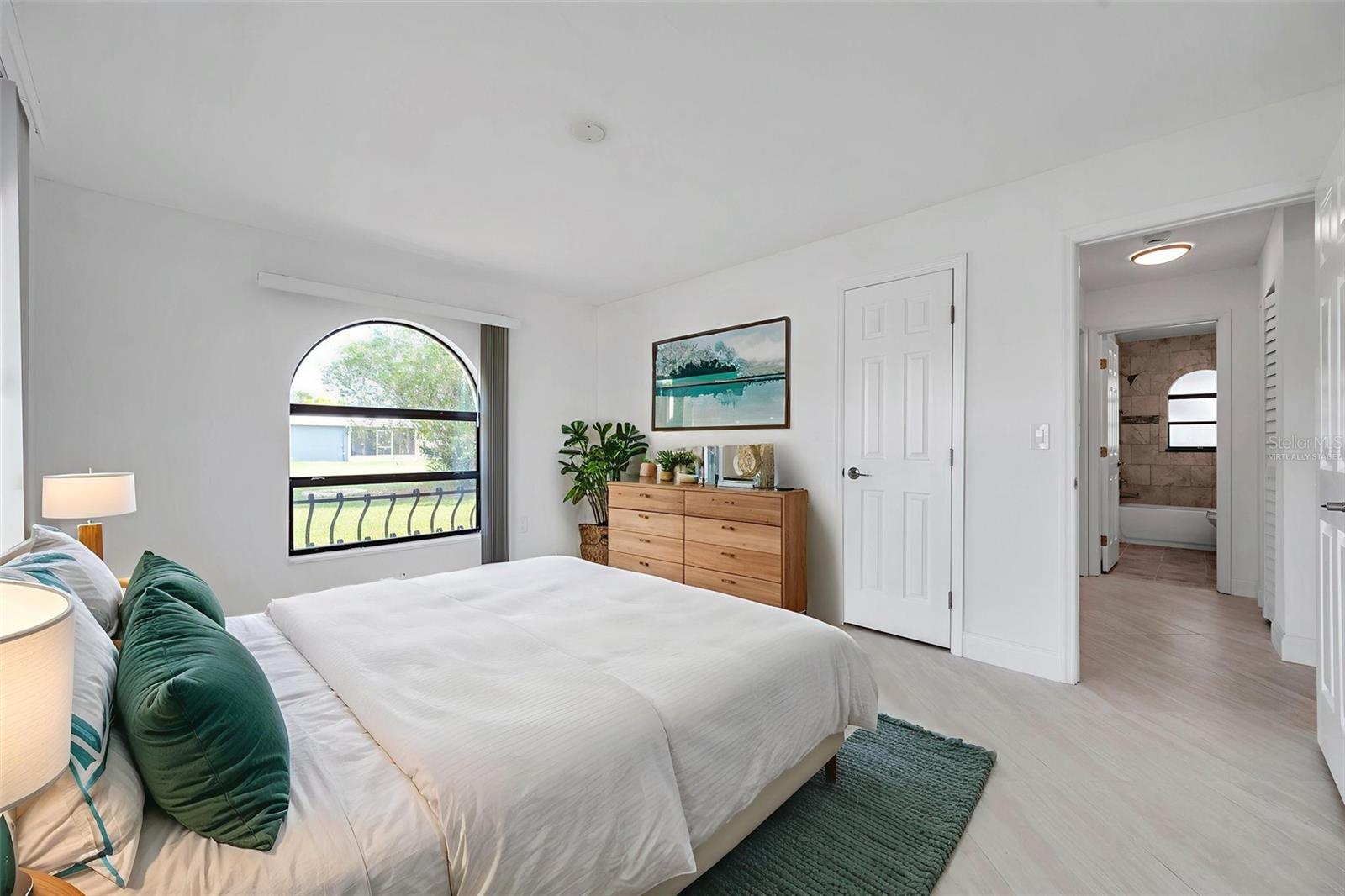 Virtually Staged Bedroom