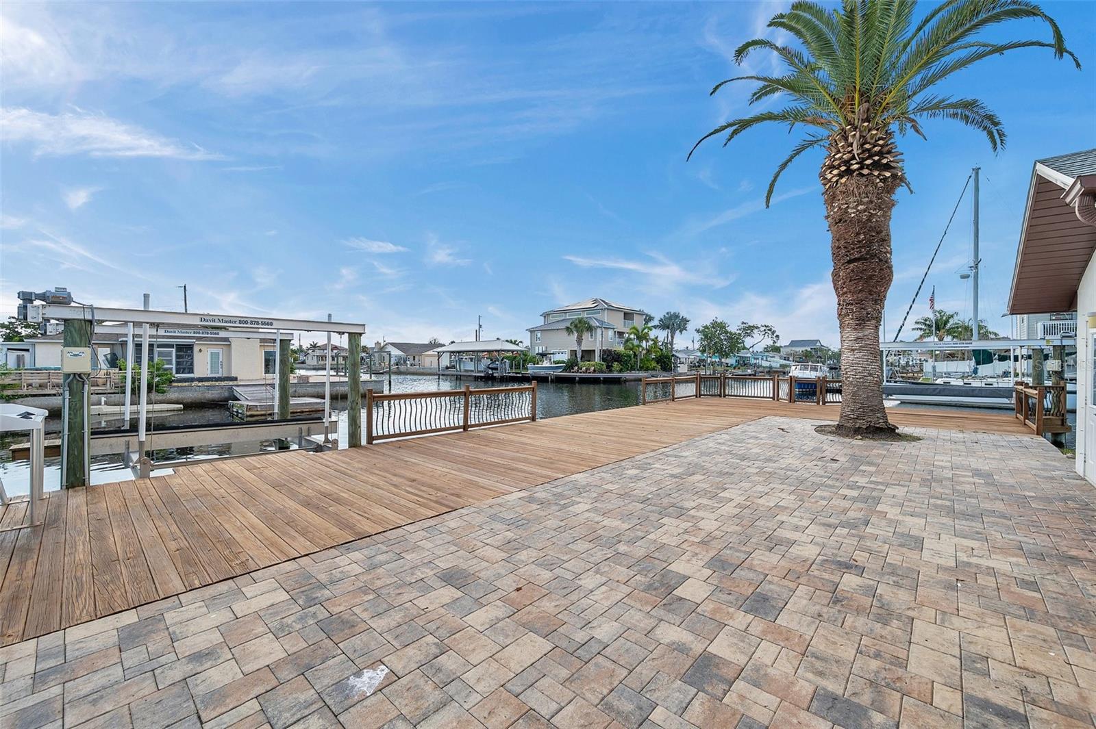 Large Deck and Pavered Patio