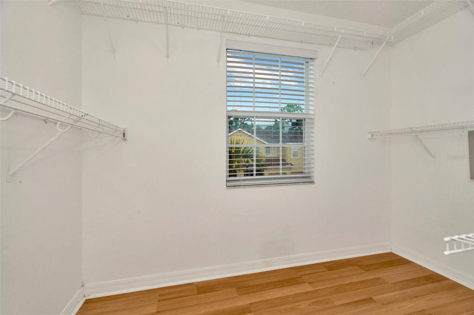 Primary walk in closet