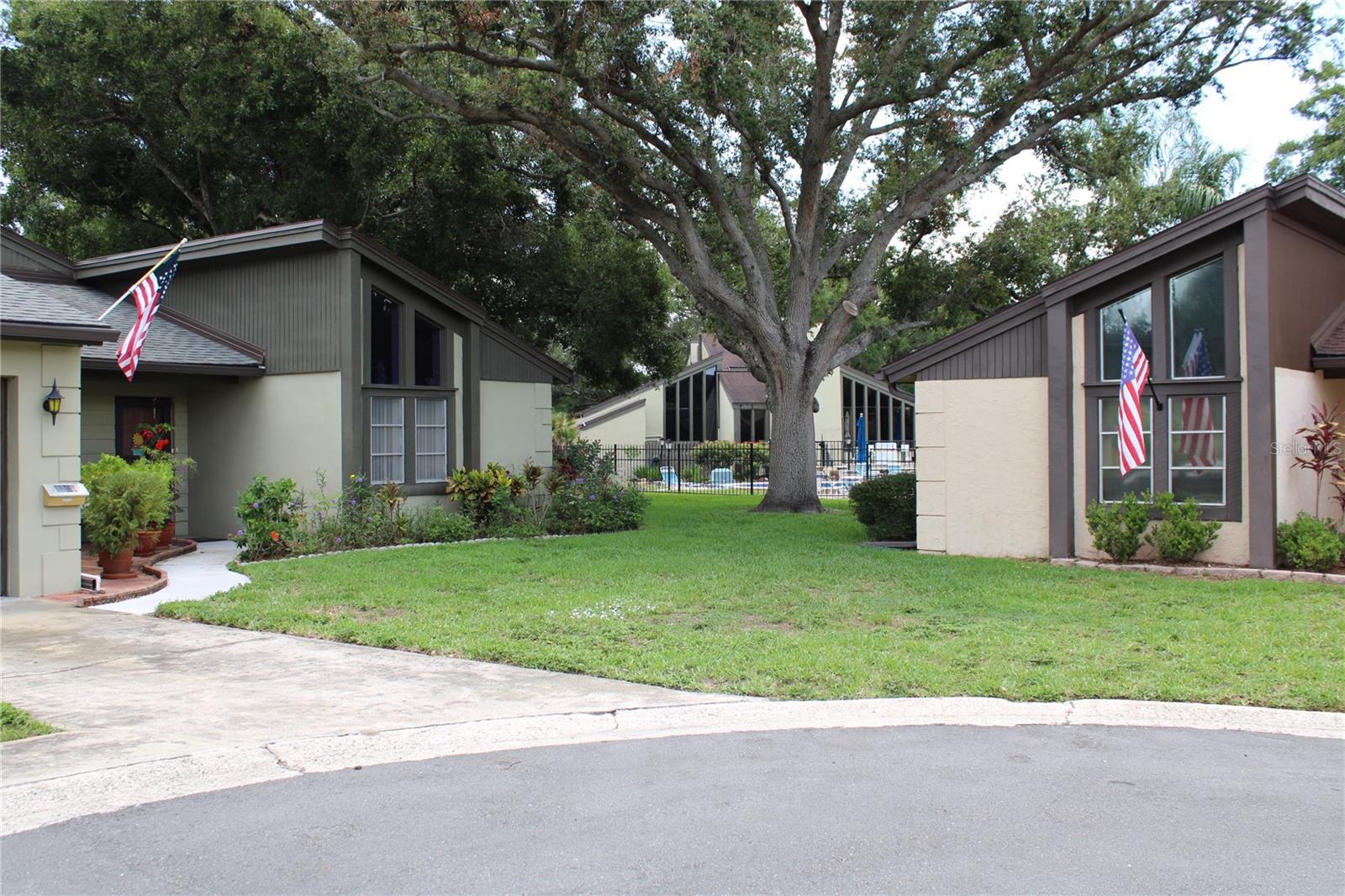 Your pool and clubhouse right at the end of your cul-de-sac.
