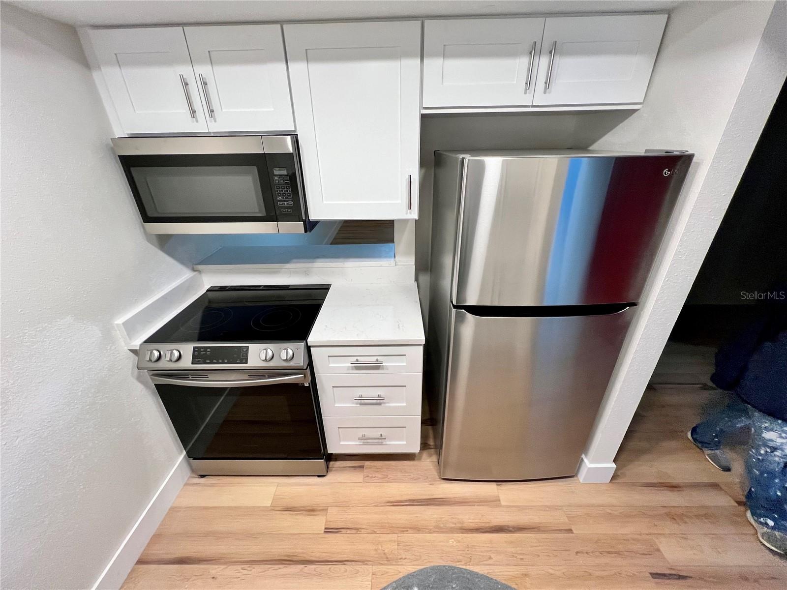 Kitchen with new appliances
