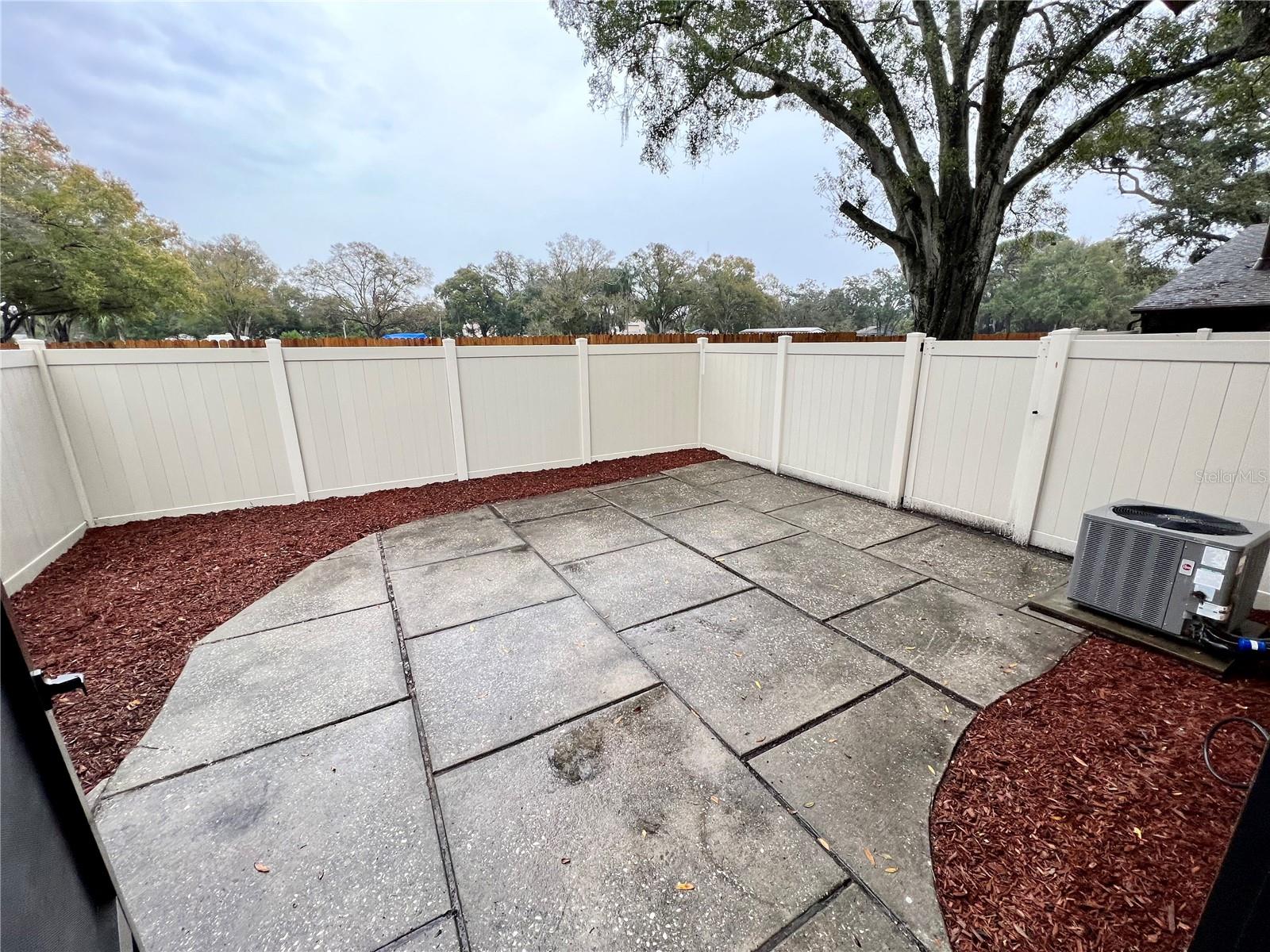 Paved Backyard